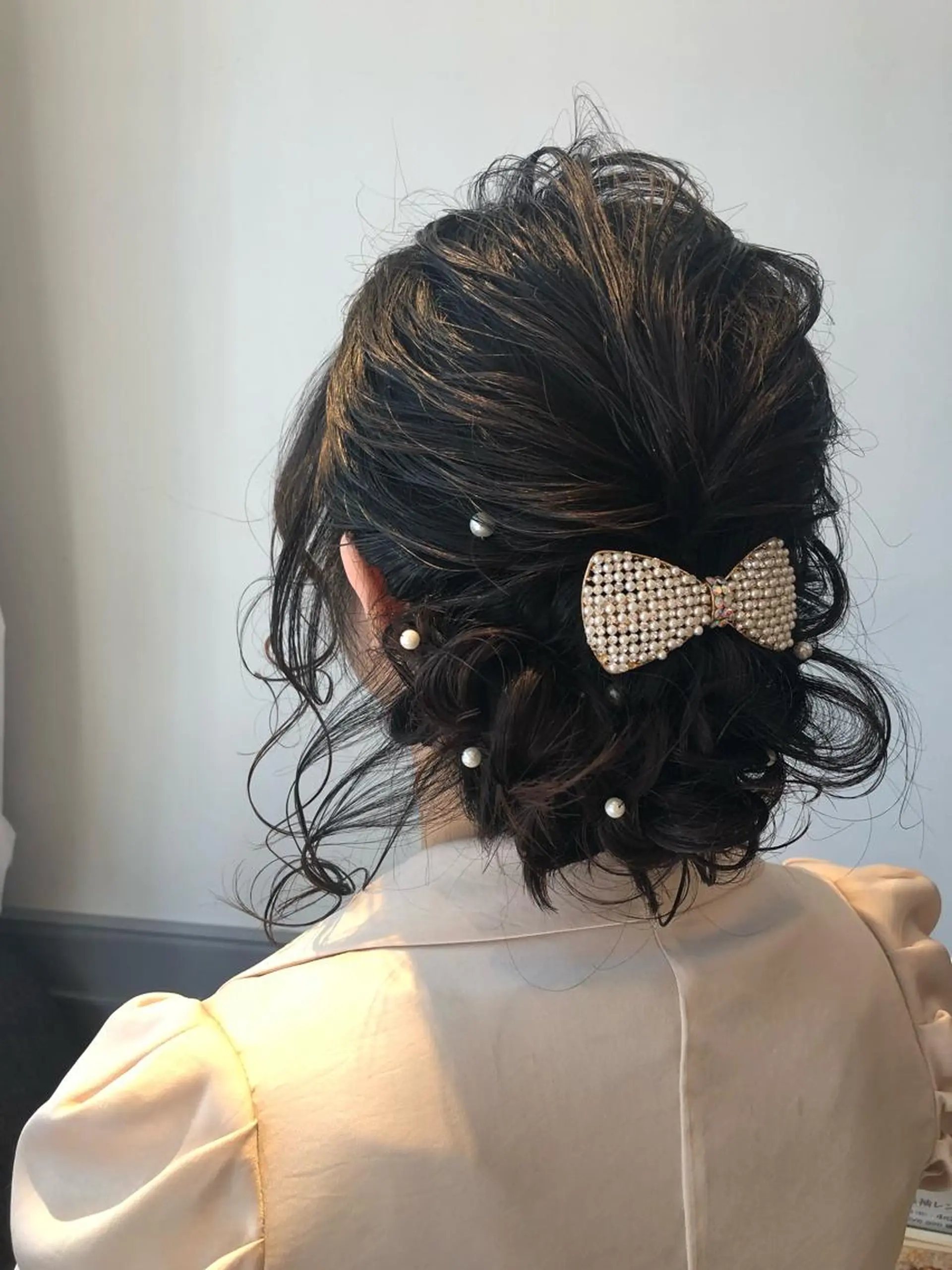 セミロング ヘアアレンジ レイヤーカット✂️ 横浜No1♡下鳥翔子のヘアスタイル