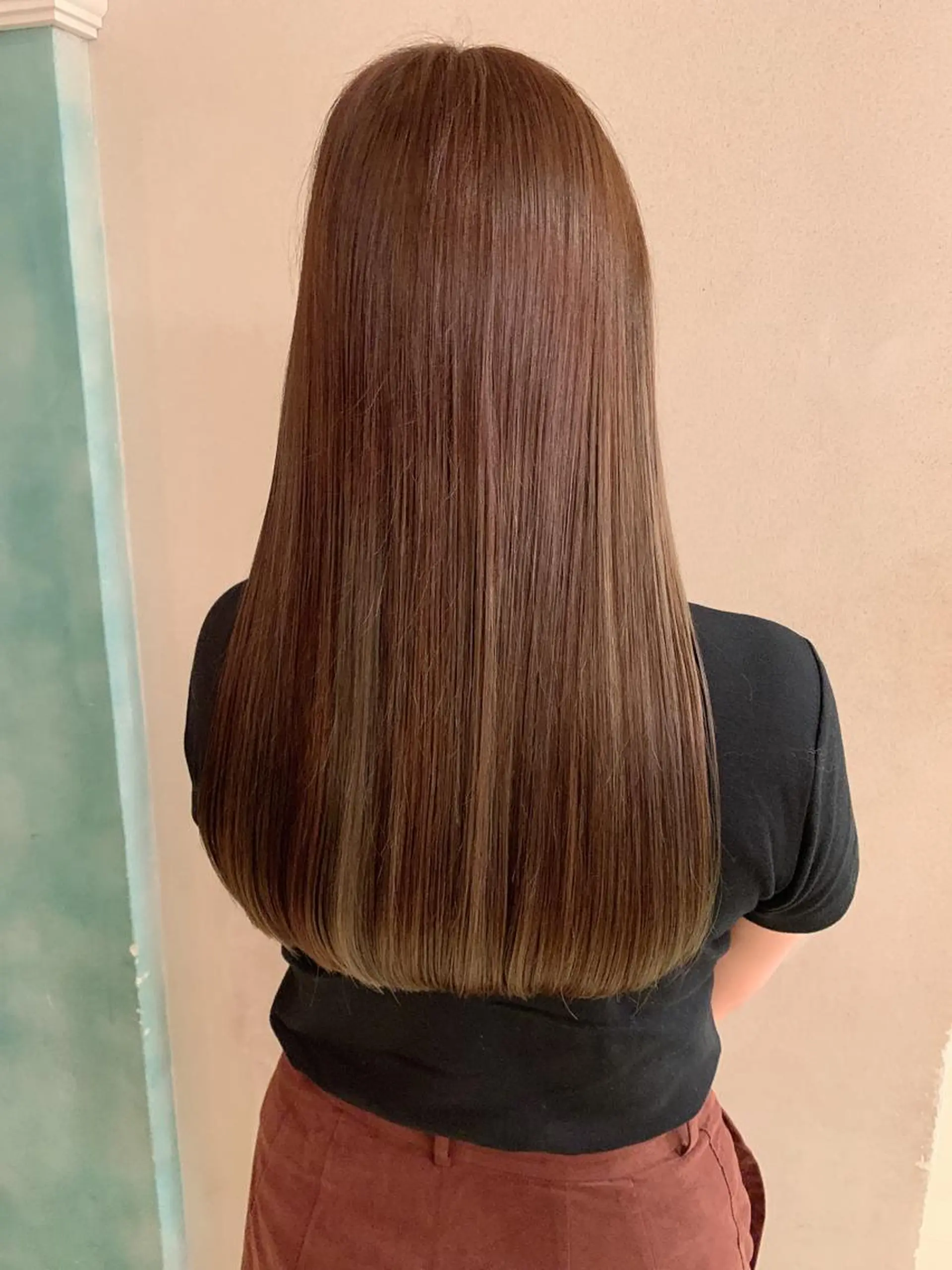 セミロング レイヤー/韓国❣️ 髪質改善/e_kiのヘアスタイル