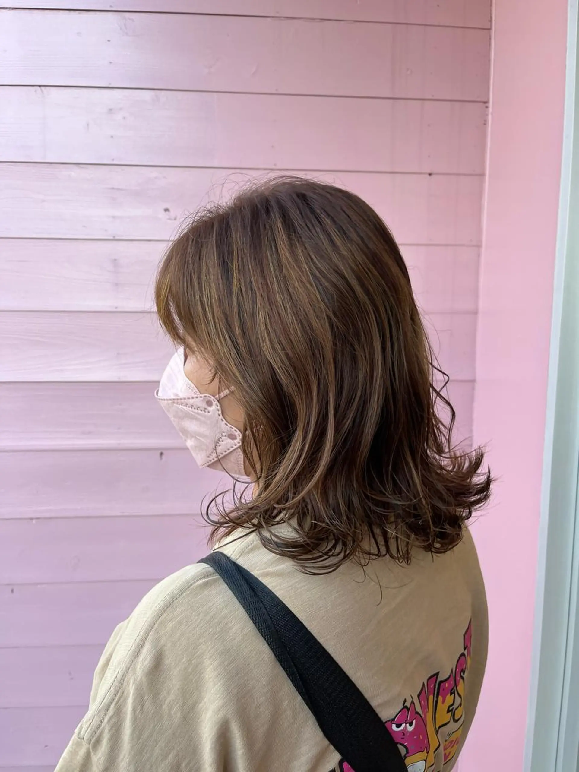 ミディアム ☁️彦坂唯有/ 透明感カラー☁️のヘアスタイル