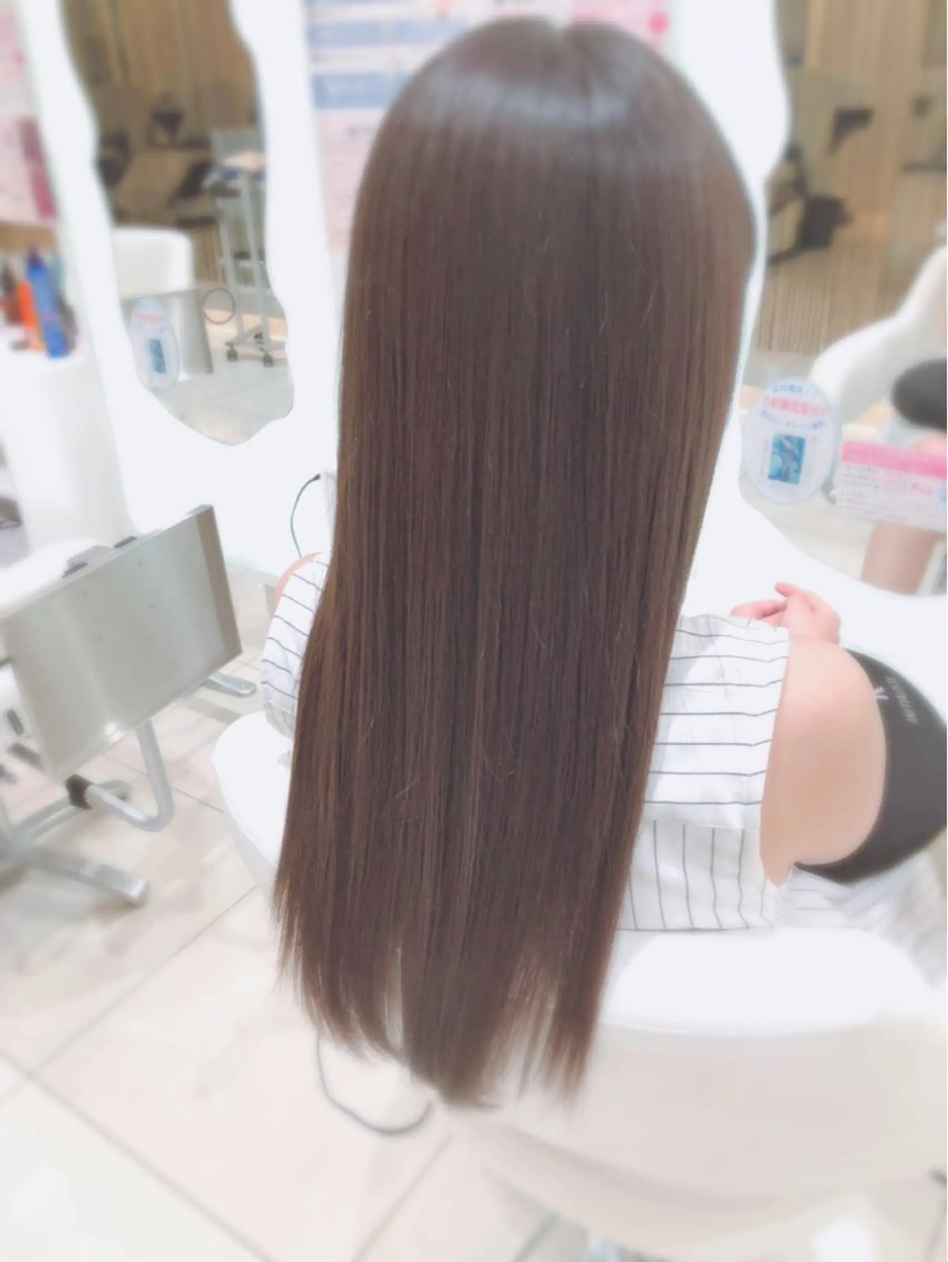 ロング カット ヘアカラー トリートメント 上田 篤史のヘアスタイル