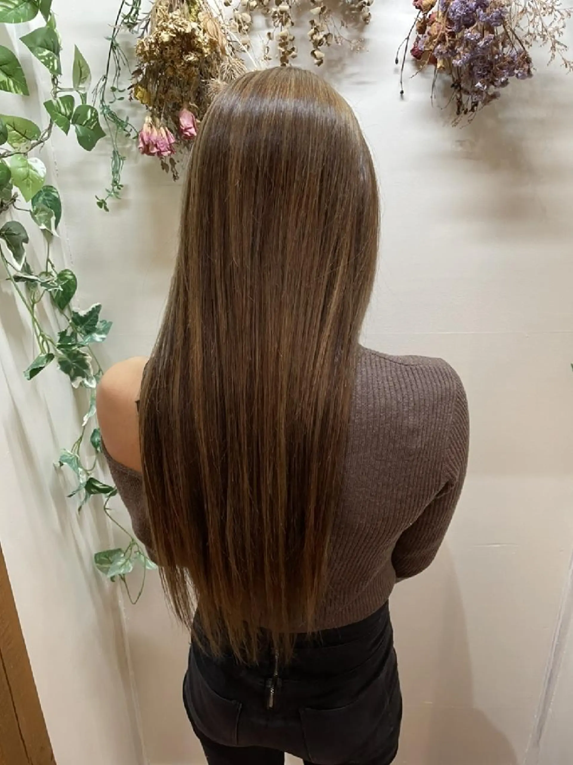 ロング カラー ブリーチ ハイライトカラー ハイライト 足立 悠輔のヘアスタイル