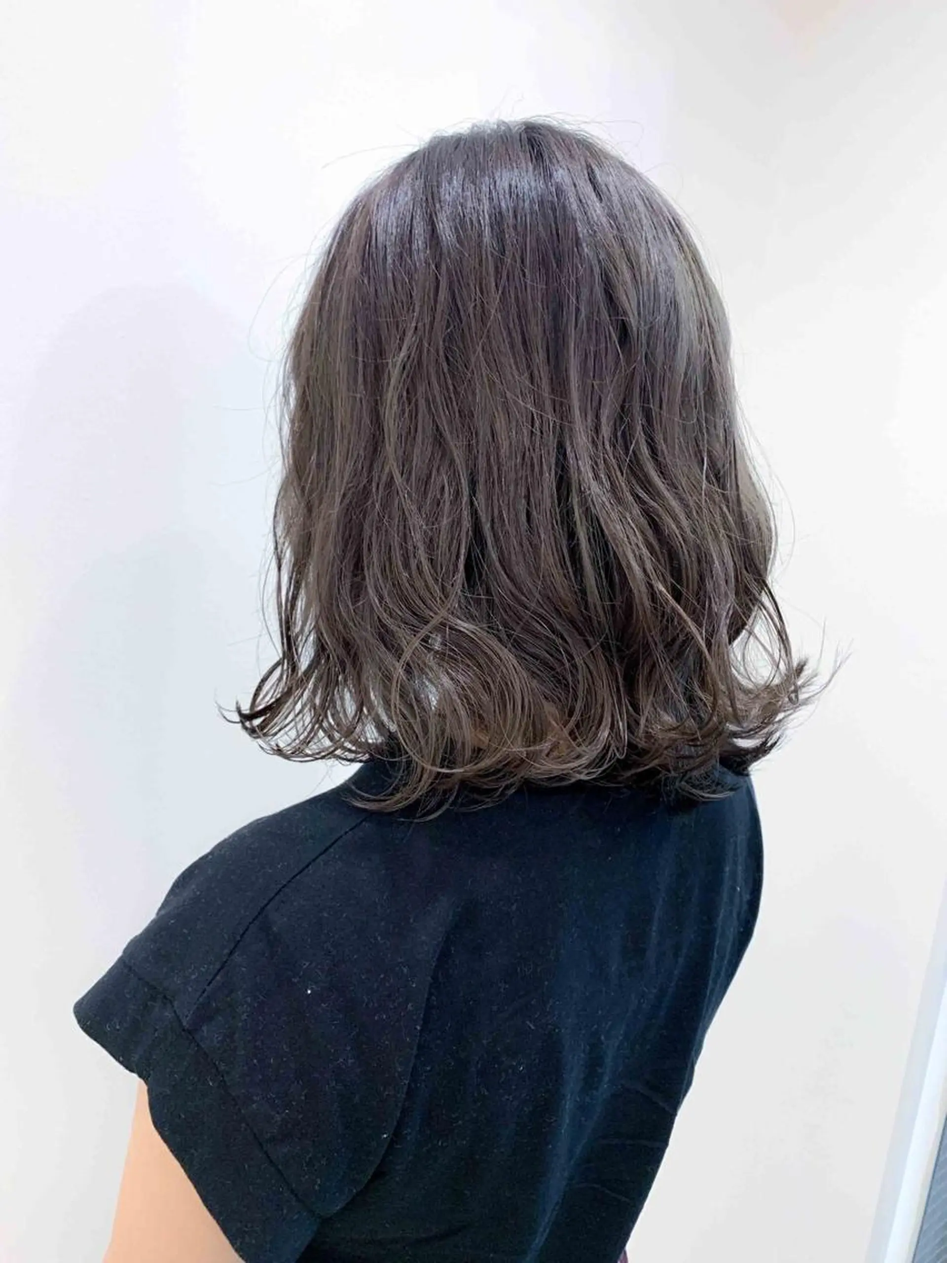 ミディアム 縮毛矯正/髪質改善 /韓国風　山川春輝のヘアスタイル