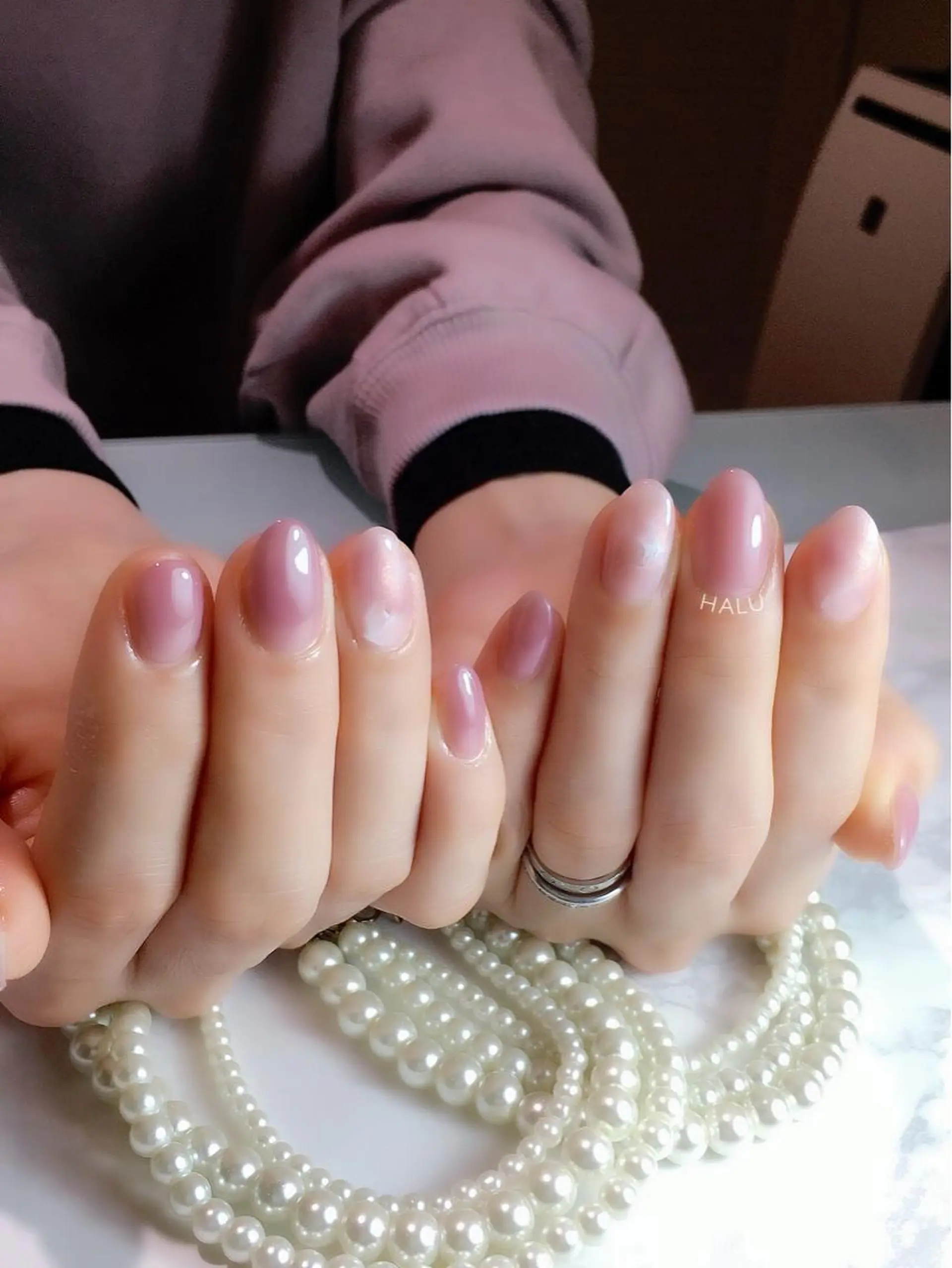 ネイル ニュアンスネイル HALU ハルのネイルデザイン