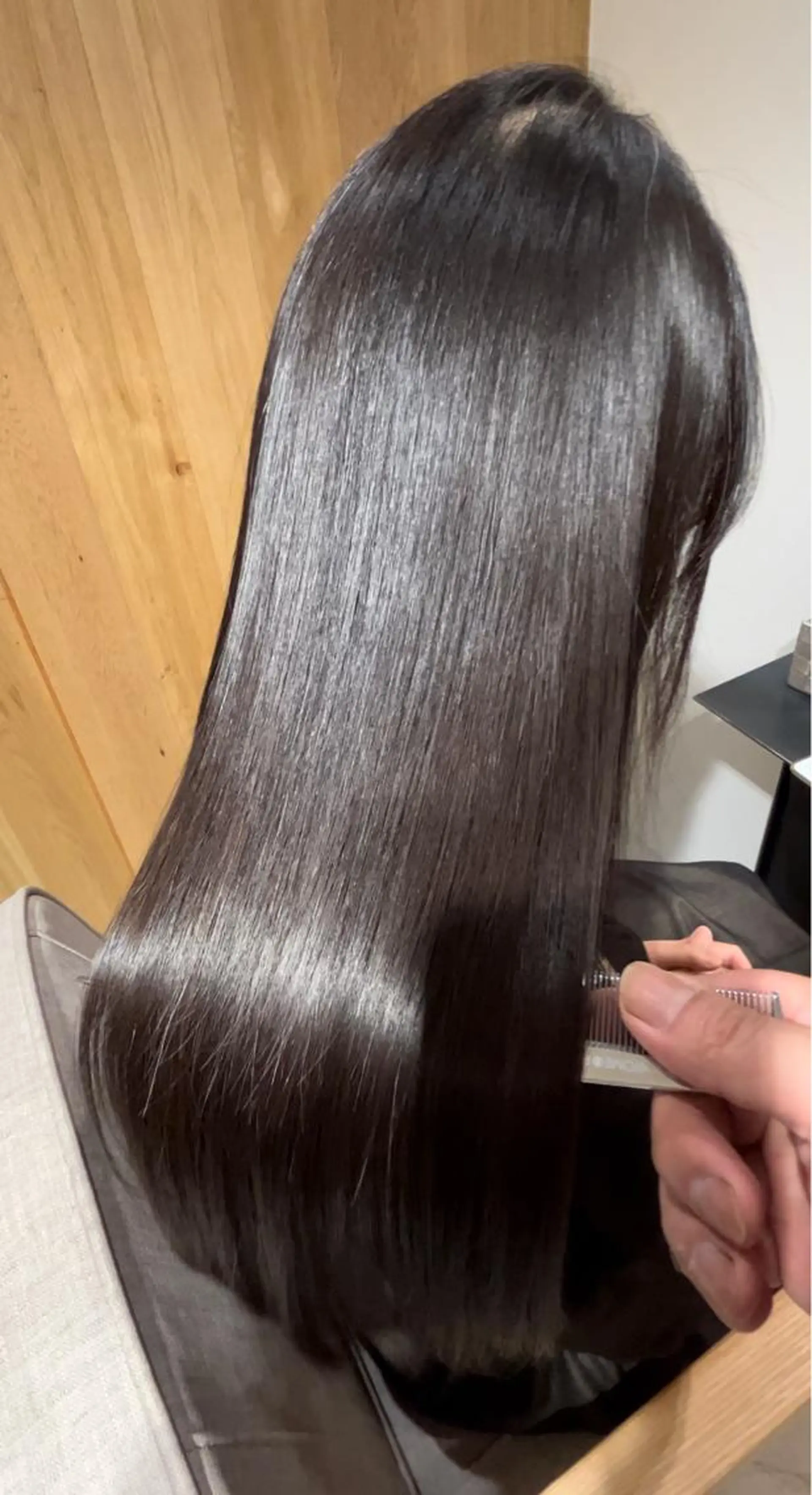 ロング カット 縮毛矯正 【美髪✖️髪質改善】 【ネオメテオ】寿藤のヘアスタイル