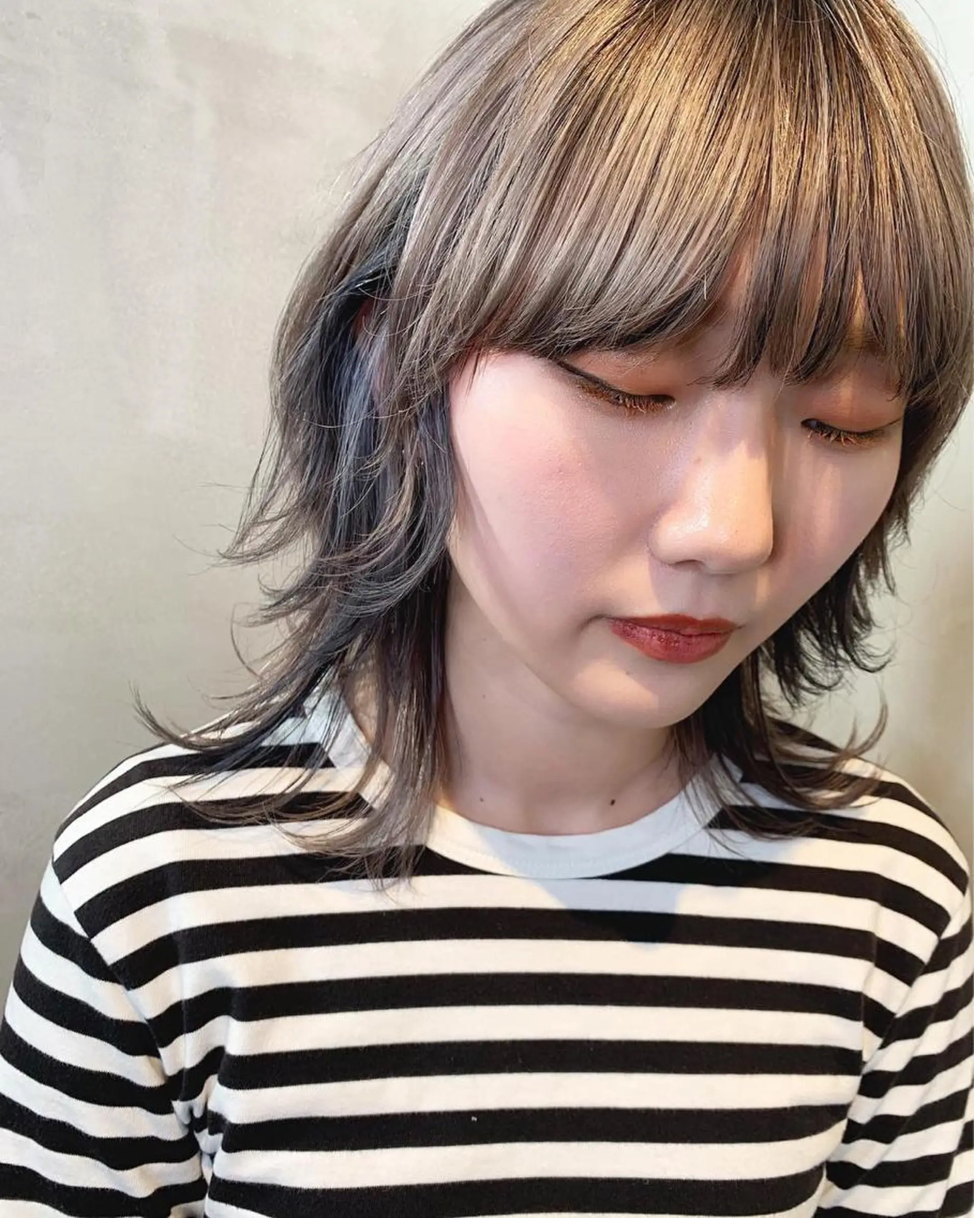 ミディアム カラー カット ヘアカラー トリートメント 優作 〜圧倒的信頼〜のヘアスタイル