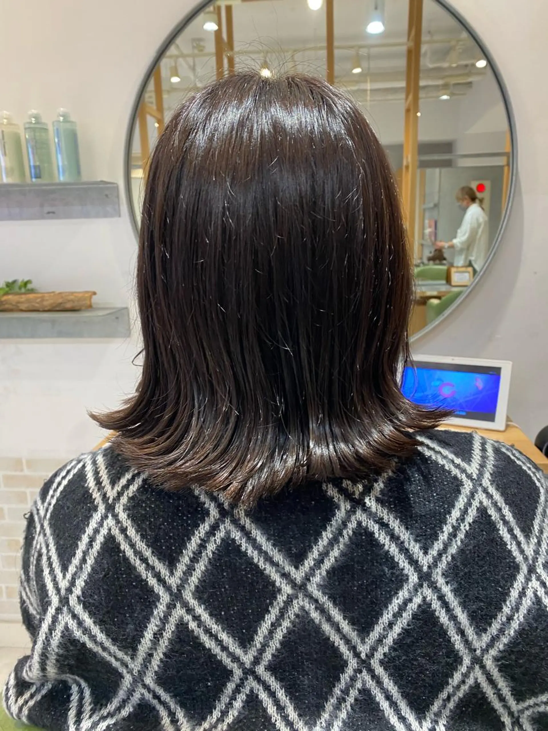 ショート ボブ 外ハネヘア ふじ ここなのヘアスタイル