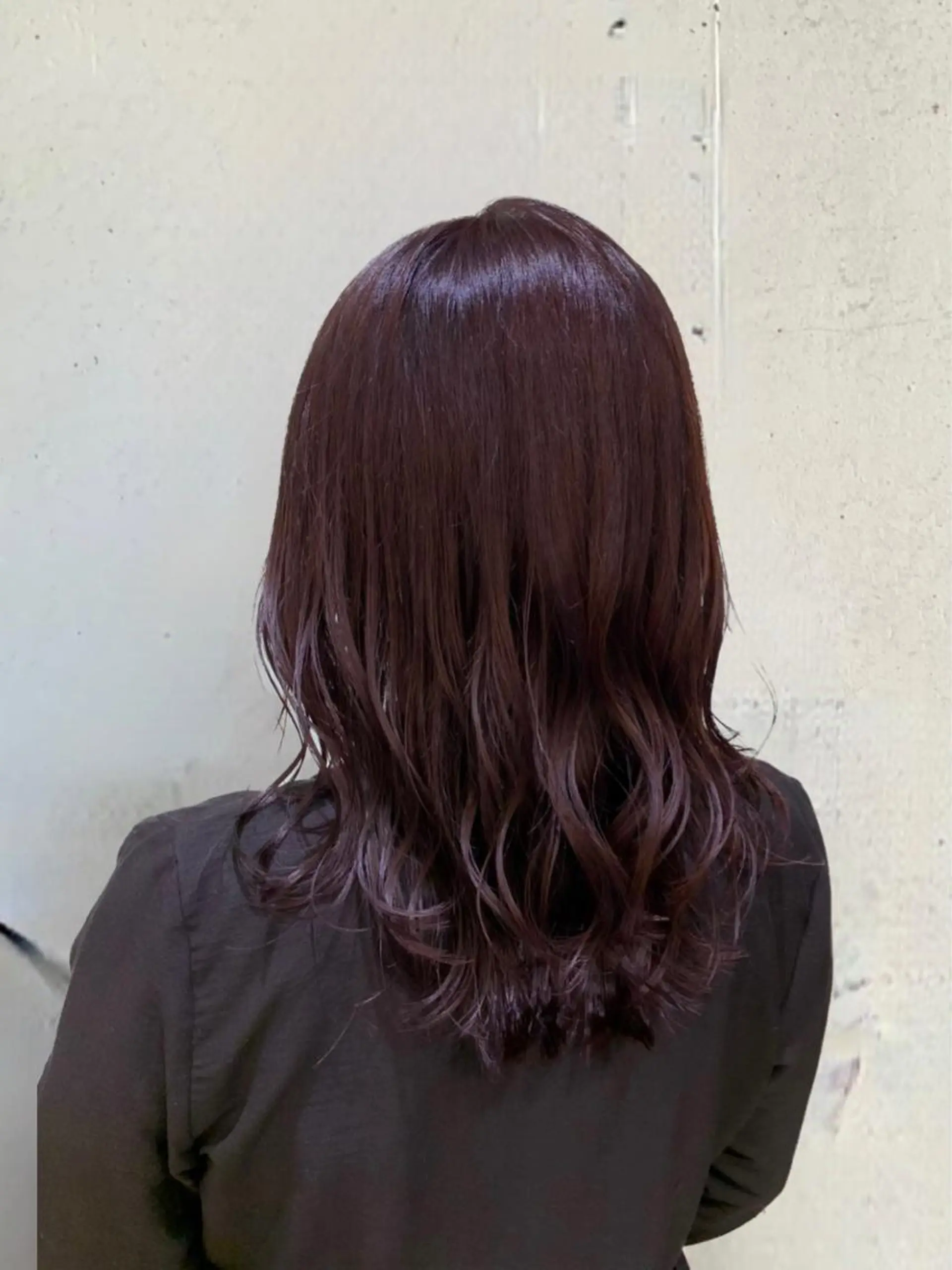 ミディアム カット ヘアカラー トリートメント 森山 佳小里/カラー /似合わせカットのヘアスタイル