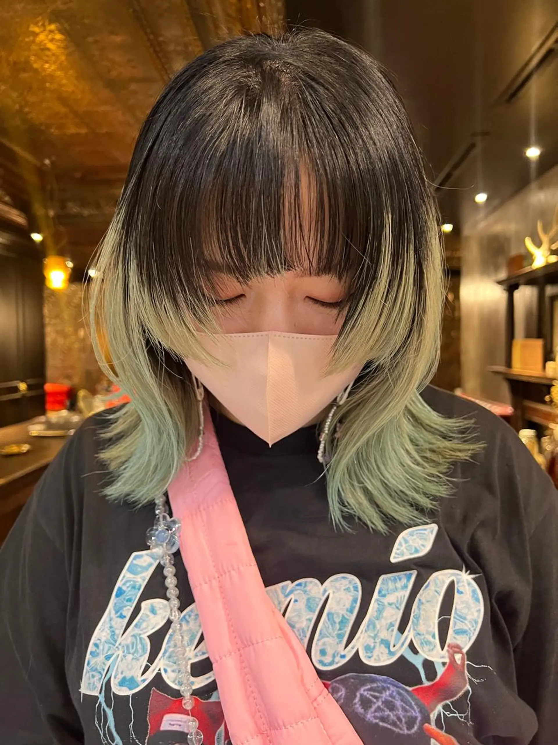 ミディアム カラー 圧倒的デザイン力 店長🎨RENAのヘアスタイル