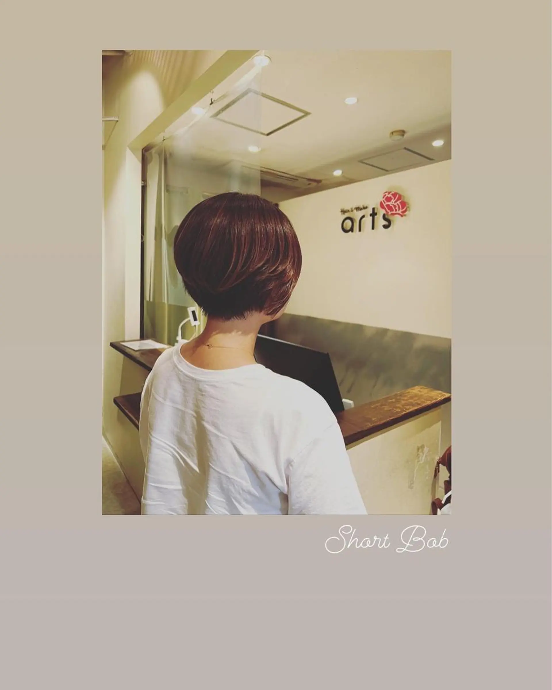 ショート ショートヘア ハイライト/インナー /ブリーチ/レイヤーのヘアスタイル