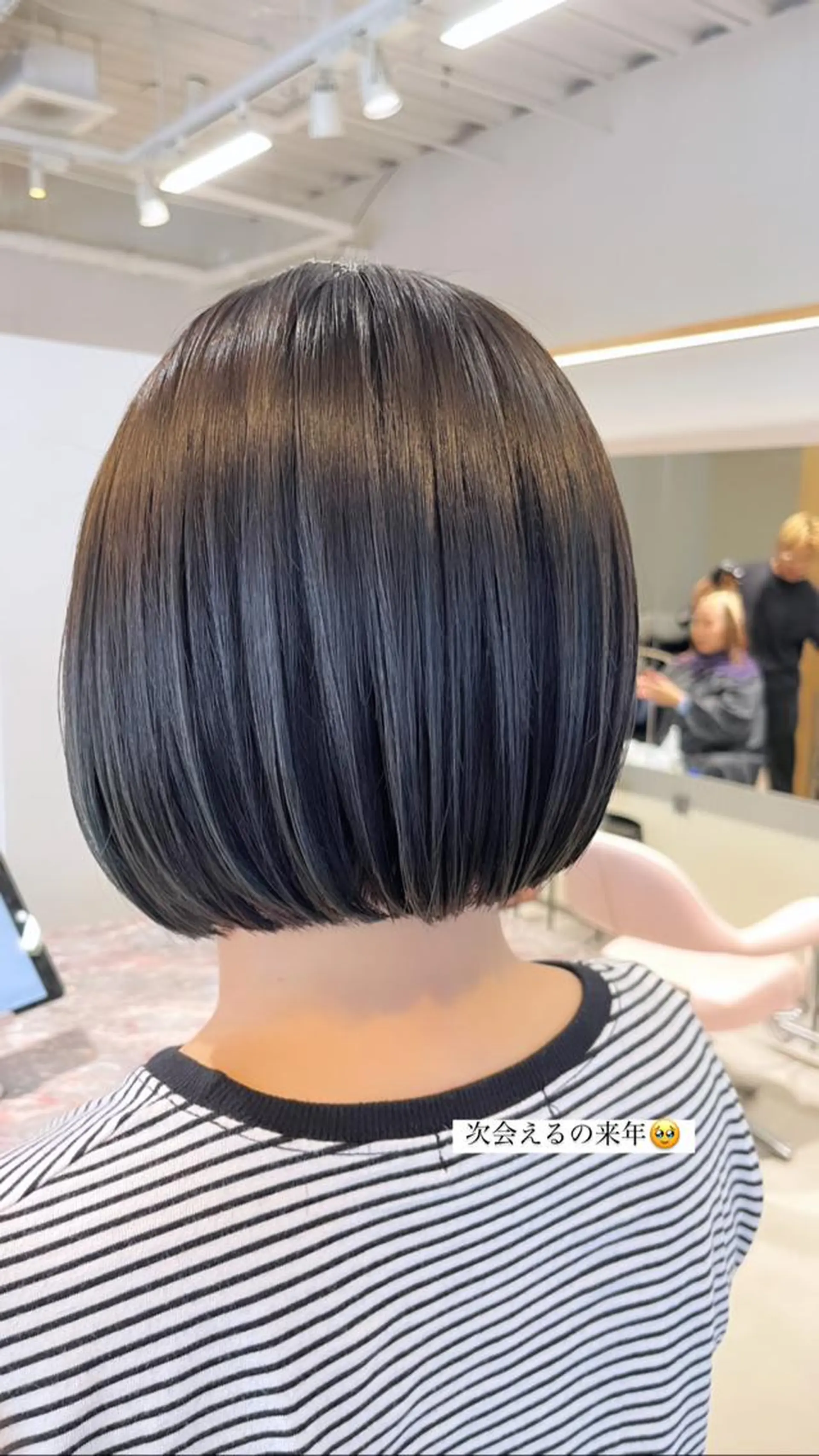 ミディアム カラー カット ヘアカラー トリートメント 池田 寿子のヘアスタイル