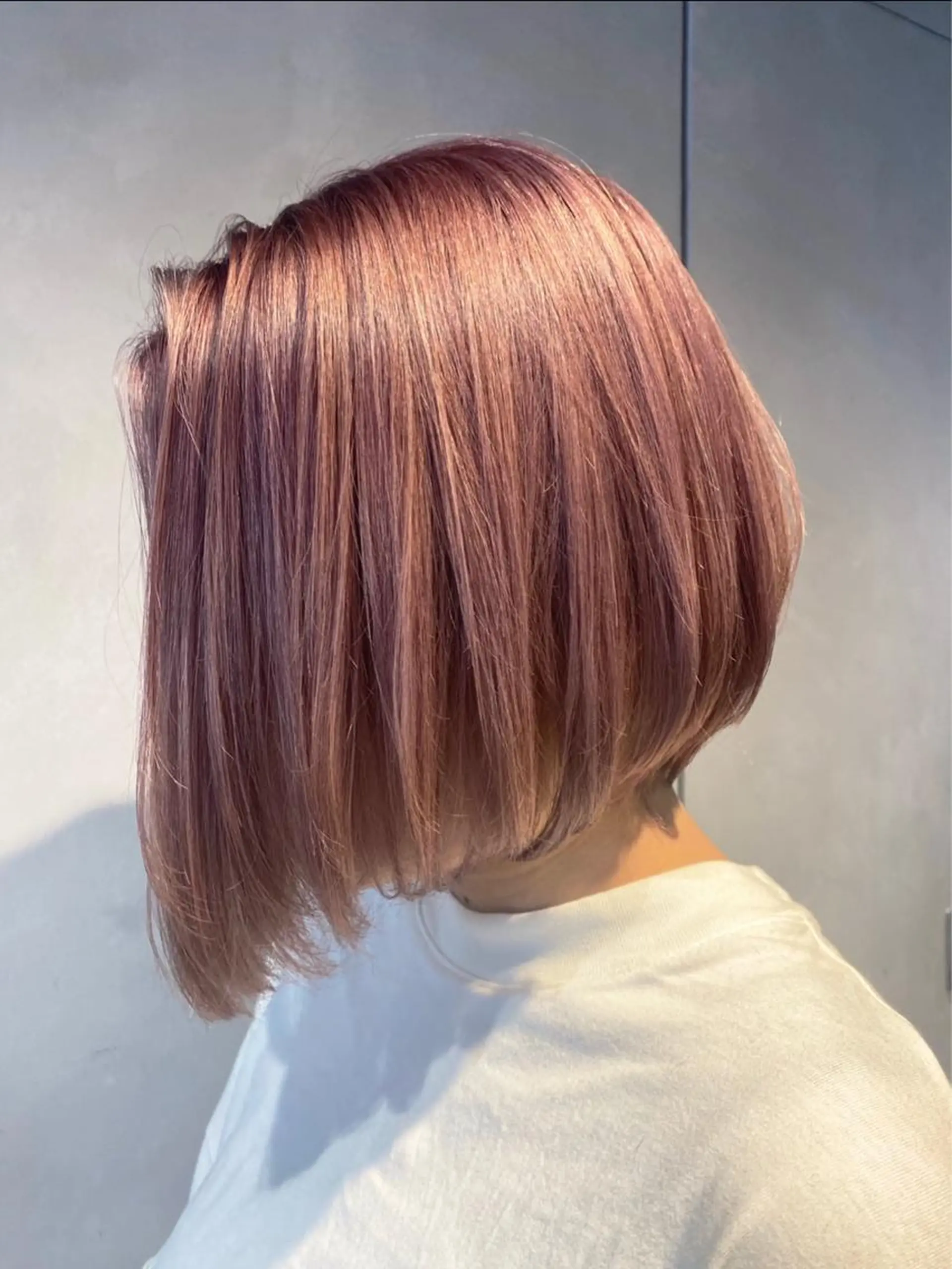 ショート カラー ヘアアレンジ アッシュ ラベンダーカラー ラベンダーピンク ピンクカラー ピンクアッシュ カット ヘアカラー トリートメント #ブリーチカラー Akihoのヘアスタイル