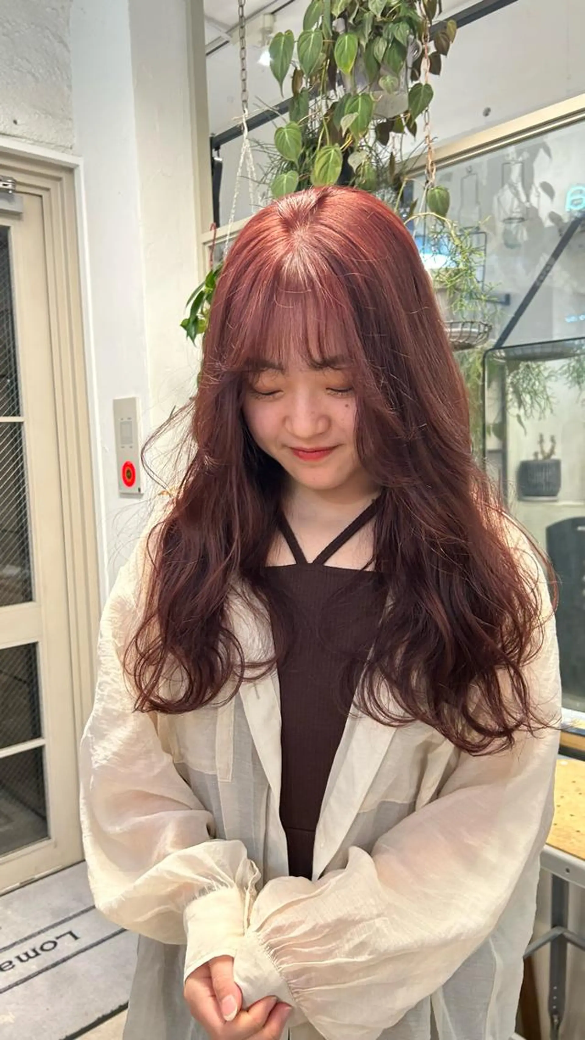 ロング カラー ピンクカラー じゅわっと暖色カラー 🍊Moemiのヘアスタイル