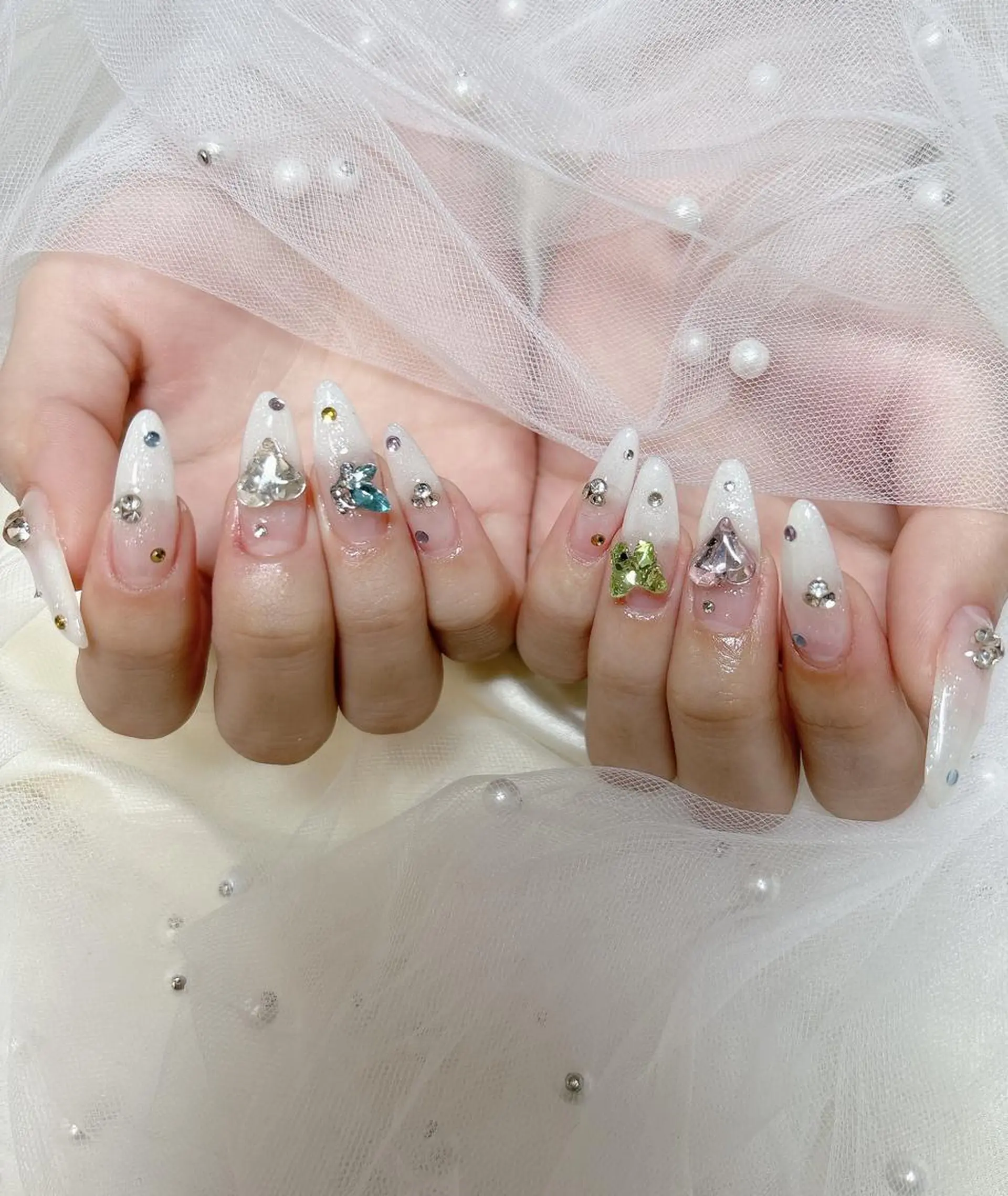 ネイル ハンドネイル ハンドケア 🎀長さだし船橋🎀 ネイルサロンのネイルデザイン