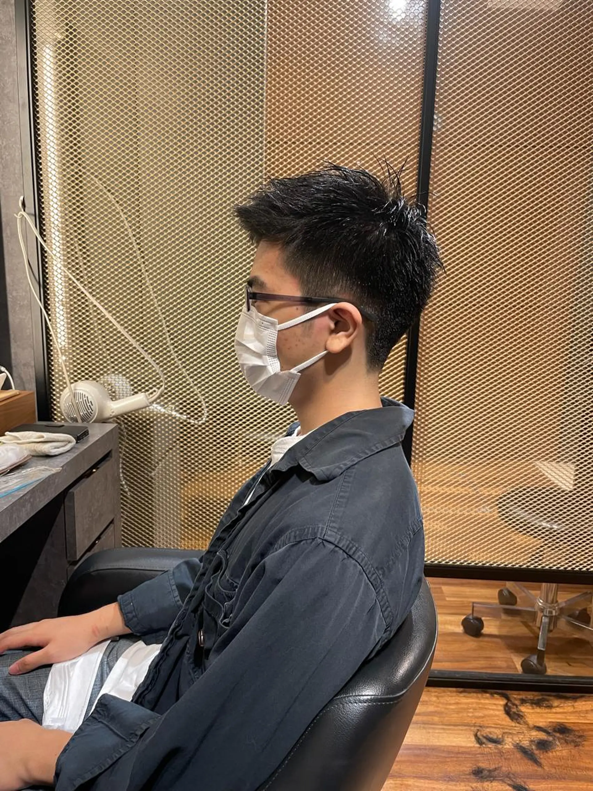 ショート メンズ 髙田 千華 髪質改善ストレートのヘアスタイル