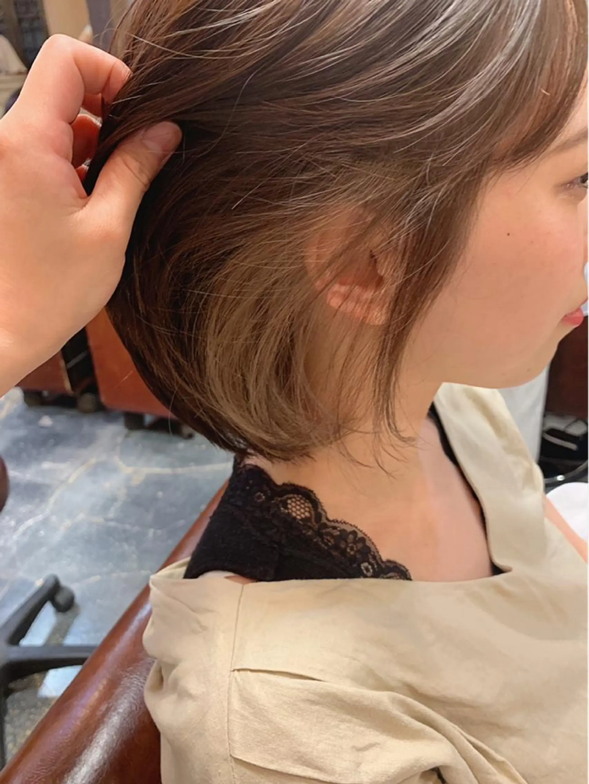 ショート メンズ／パーマ ／レディース髪質改善のヘアスタイル