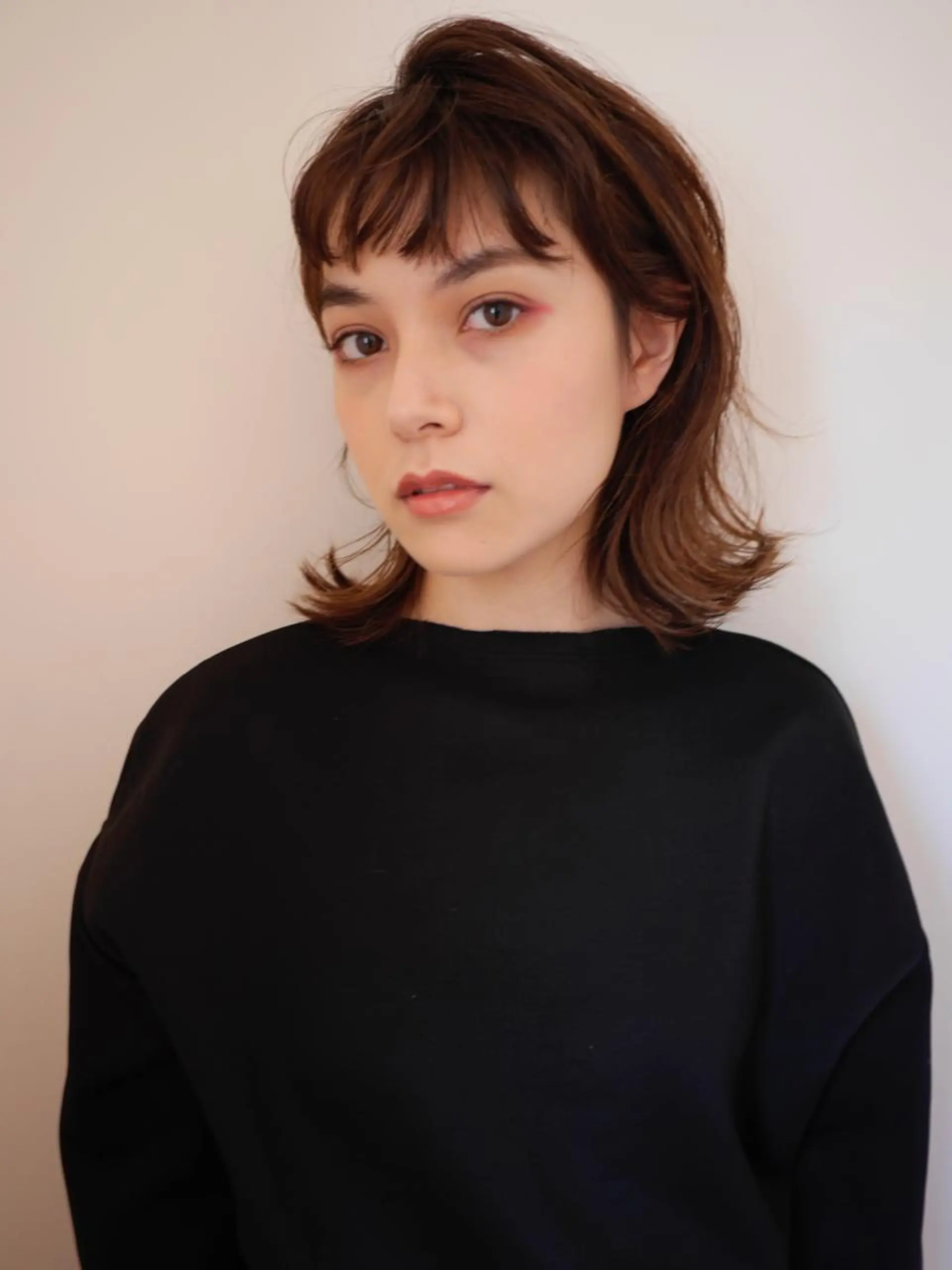 ミディアム カラー カット Batta所属・坂上 岳のヘアスタイル