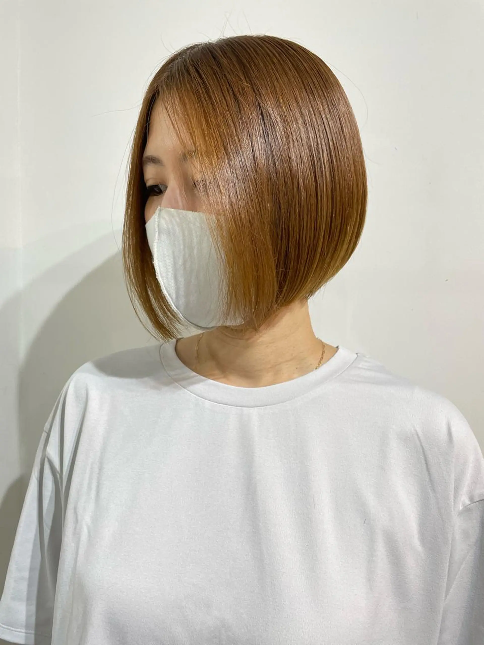 ショート 🐬脱白髪染めカラー 清水大世🐬のヘアスタイル