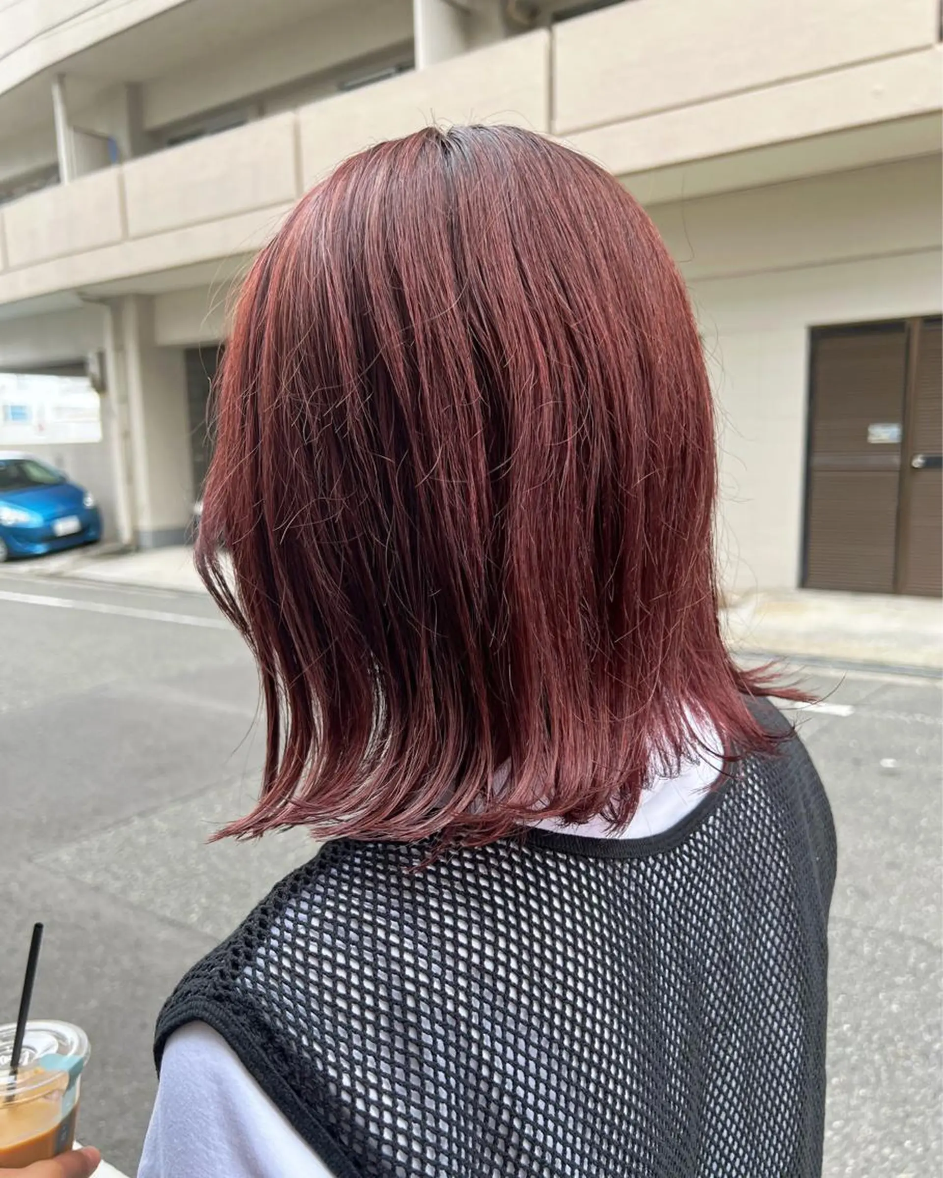 ミディアム カラー 大阪メンズパーマ /ショート/らいのヘアスタイル