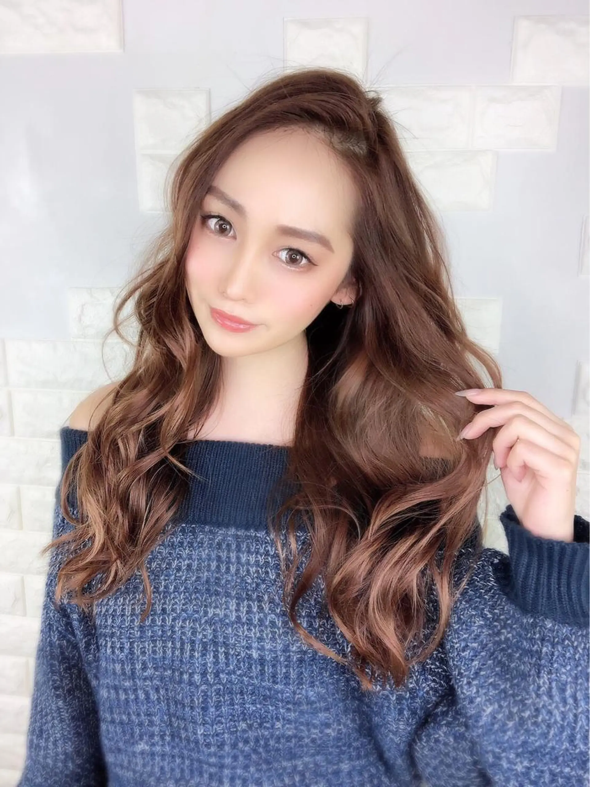 ロング カラー ヘアアレンジ 編み込みエクステ プルエクステ シールエクステ エクステ ヘアカラー エクステ 次世代シールエクステ 錦糸町 小泉 朋之のヘアスタイル