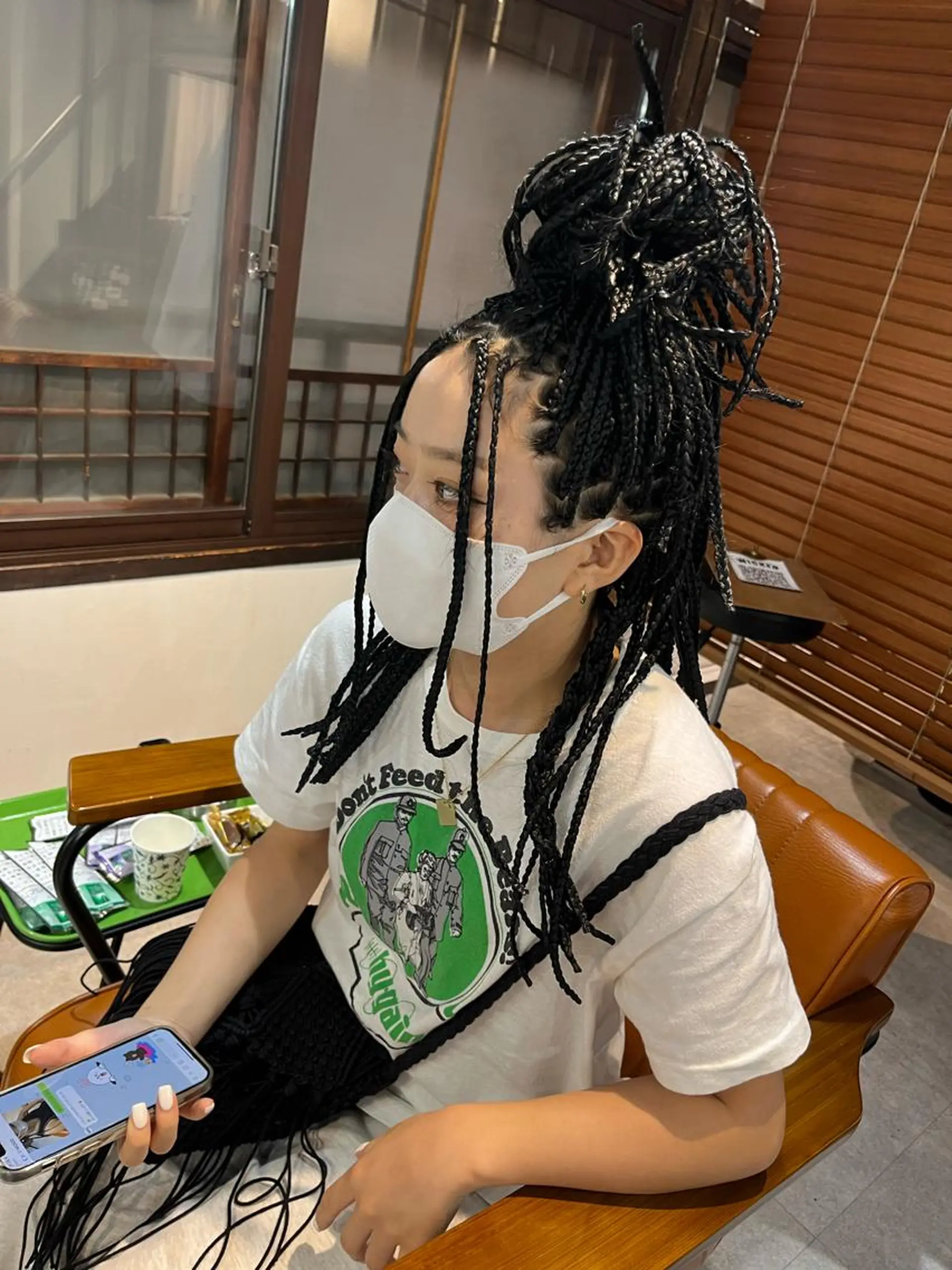 ロング ヘアアレンジ ツイストパーマ 東風上 亮介のヘアスタイル