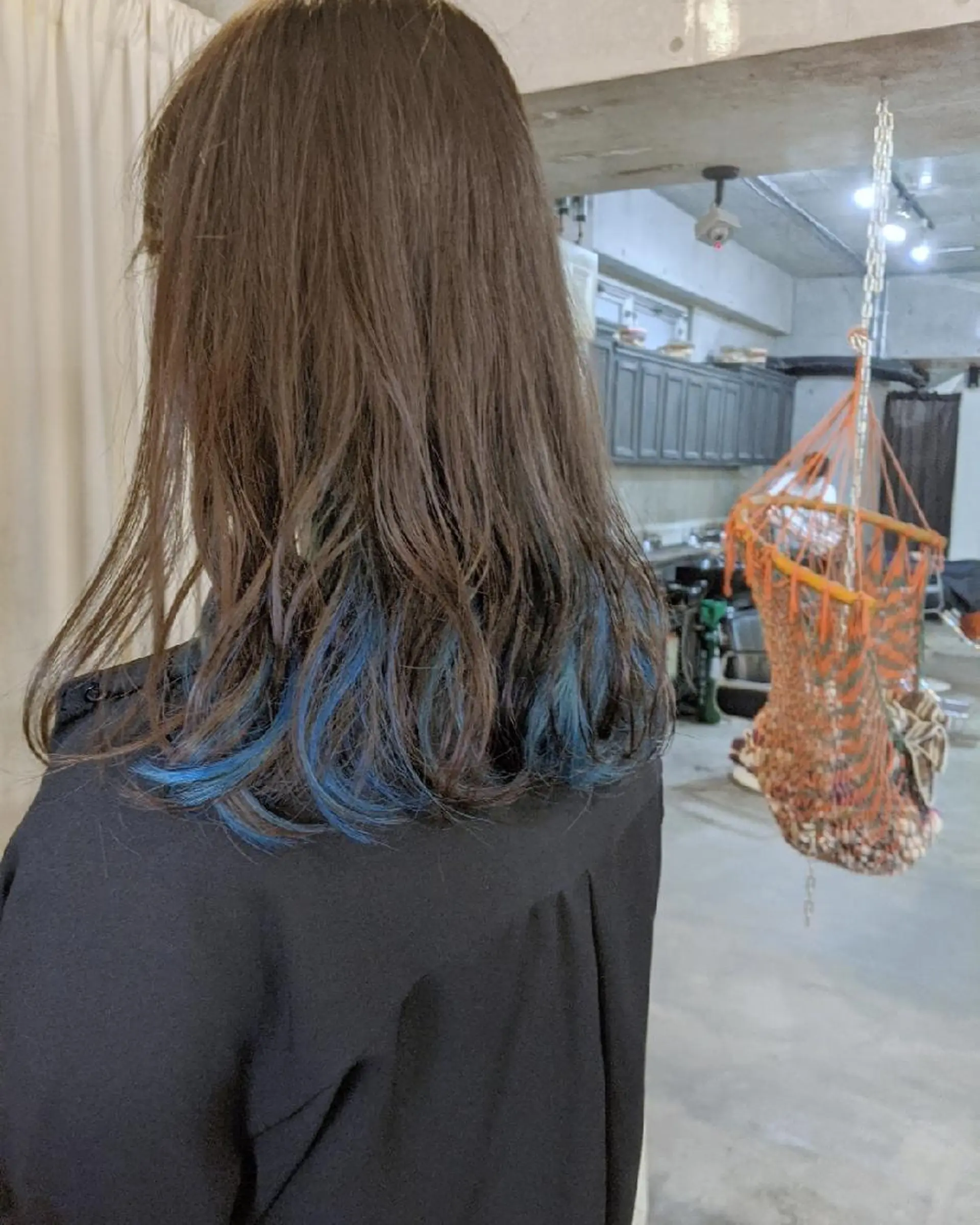 セミロング カラー ヘアアレンジ mowen RUIのヘアスタイル