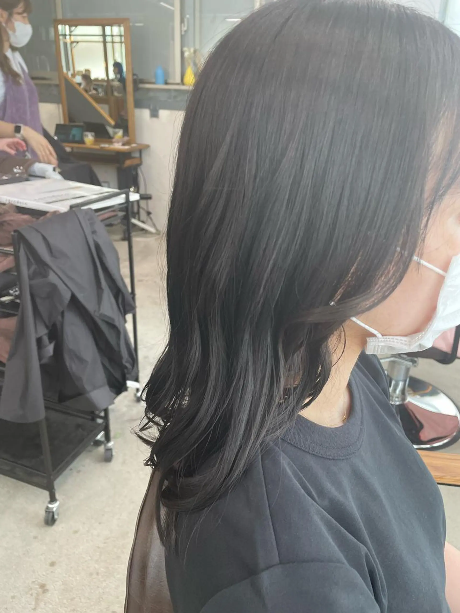 ロング カラー ヘアアレンジ CEINE loq ‪🍒なつきのヘアスタイル