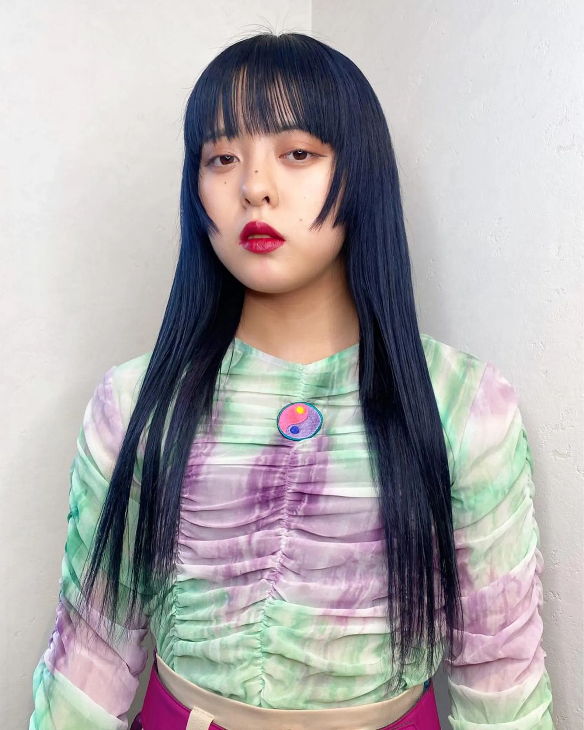 ロング ミウ☆ ブリーチダブルカラーのヘアスタイル