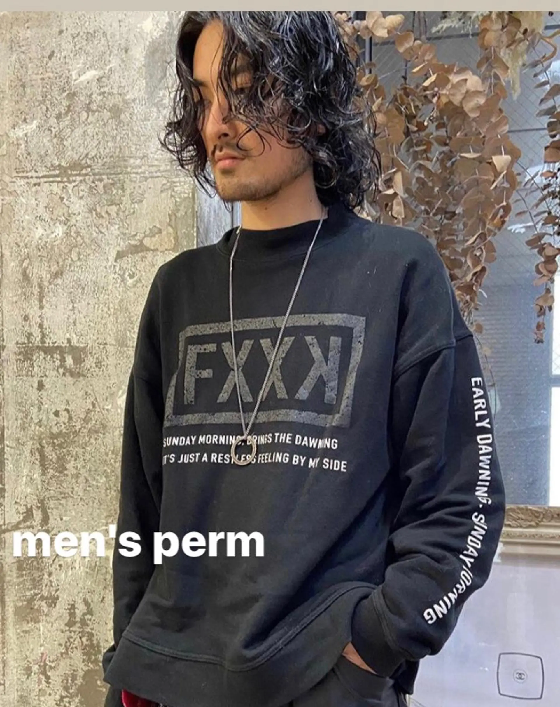 ショート パーマ メンズ メンズパーマ 松尾太樹 【pia】福岡美容室のヘアスタイル