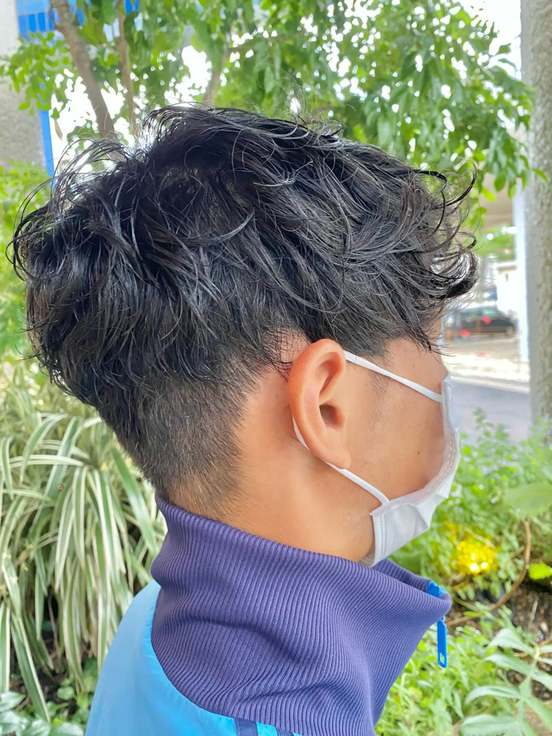 パーマ メンズ 黒田 凱斗のヘアスタイル