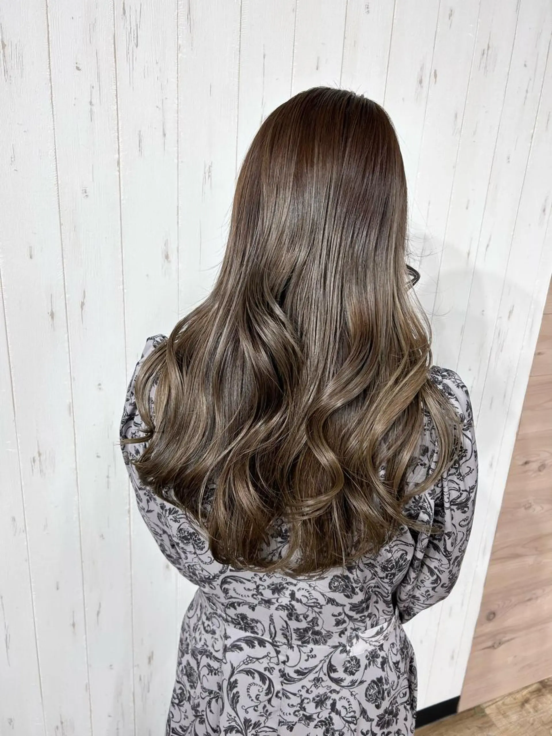 ロング 外国人風カラー ハイライト 韓国風ヘア レイヤーカット トリートメント AN'TIA小作代表 ⭐︎kazuma⭐︎のヘアスタイル