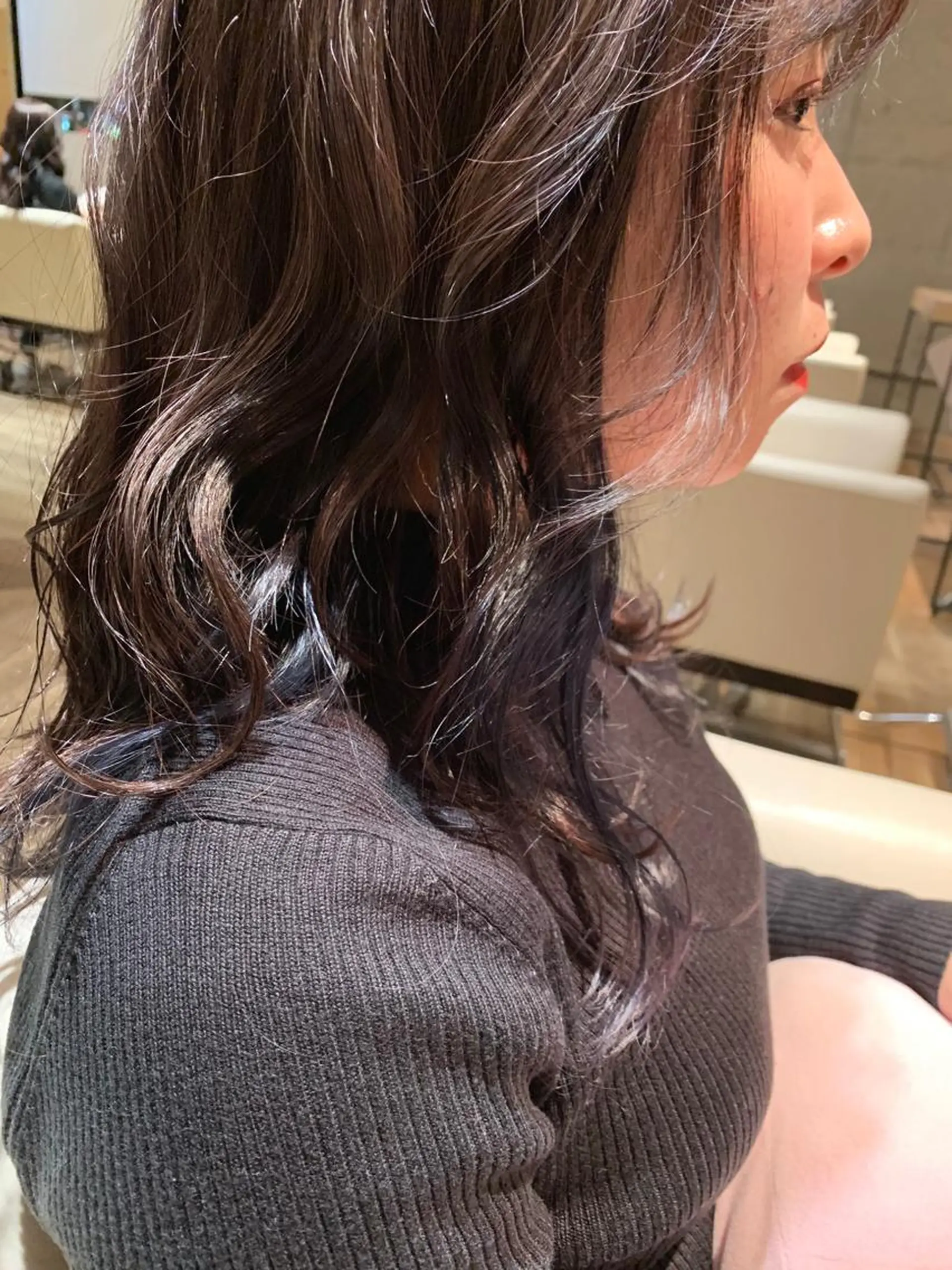 セミロング カット ヘアカラー トリートメント 髪質改善/レイヤー ✨平沼佑麻✨のヘアスタイル