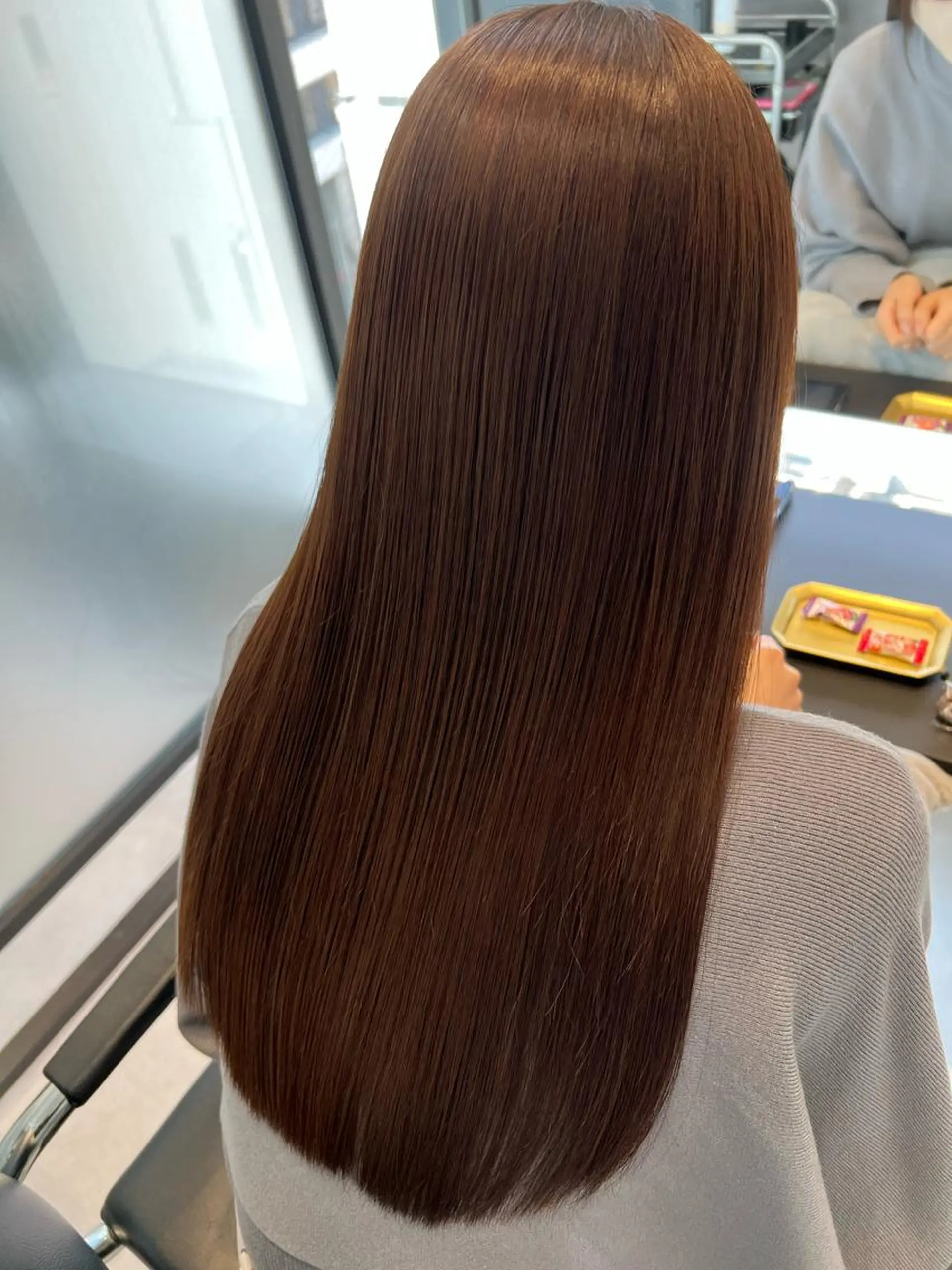 ロング 縮毛矯正　野口 恵のヘアスタイル