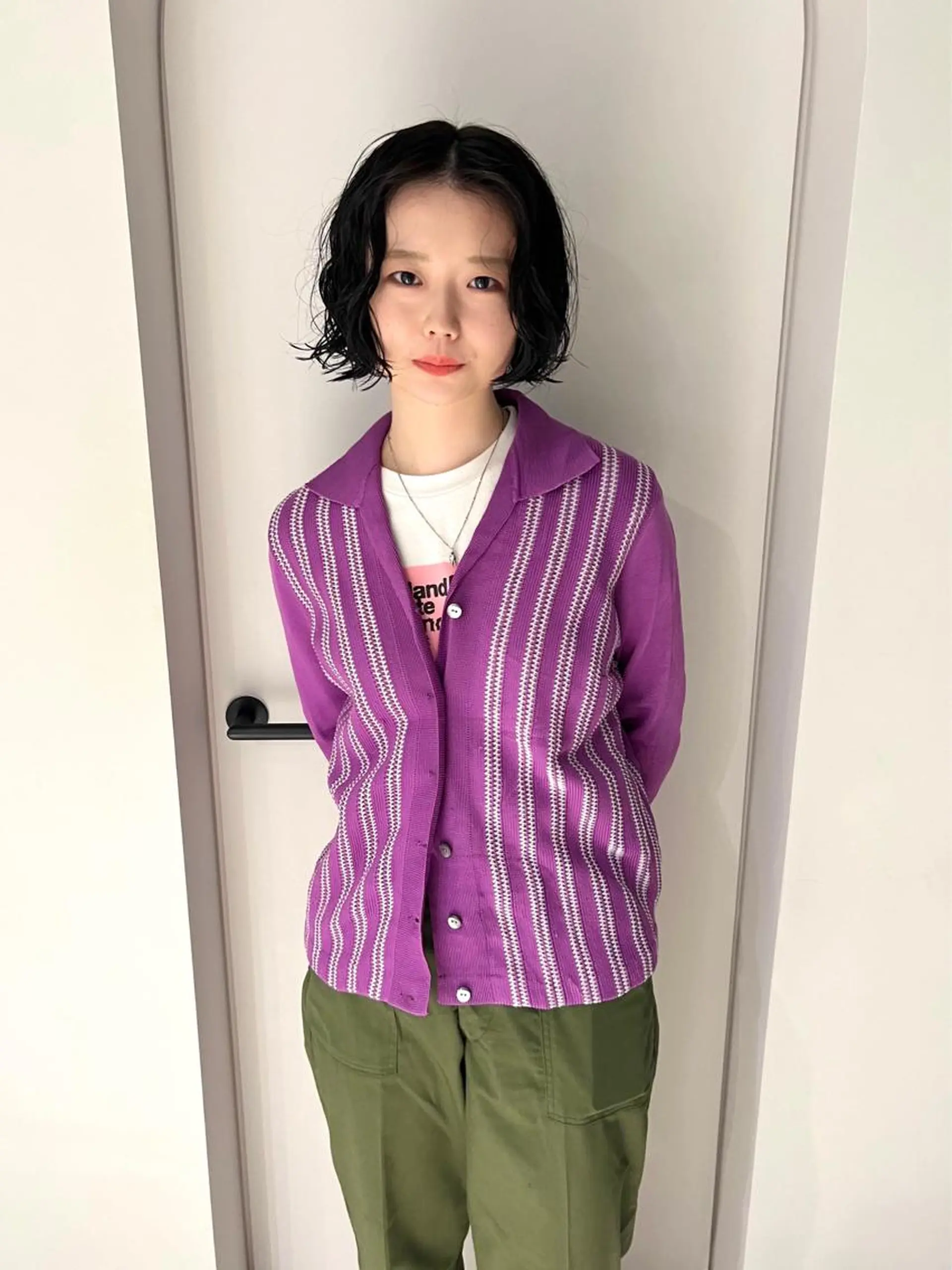 ミディアム パーマ ミディアムパーマ ボブ 丹治 一輝ボブ/ショートのヘアスタイル