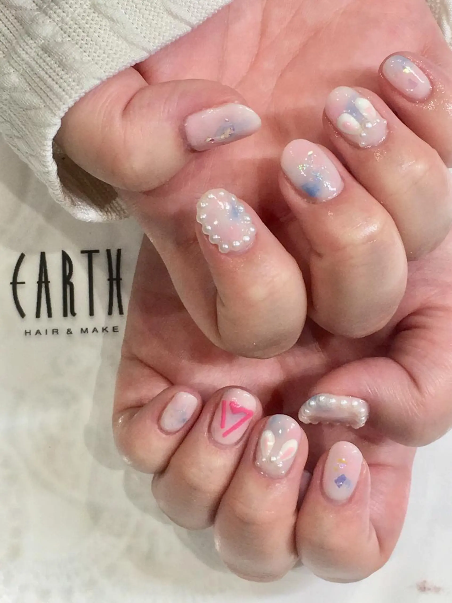 ネイル ゴージャス ハンドネイル 佐藤 まりえのネイルデザイン