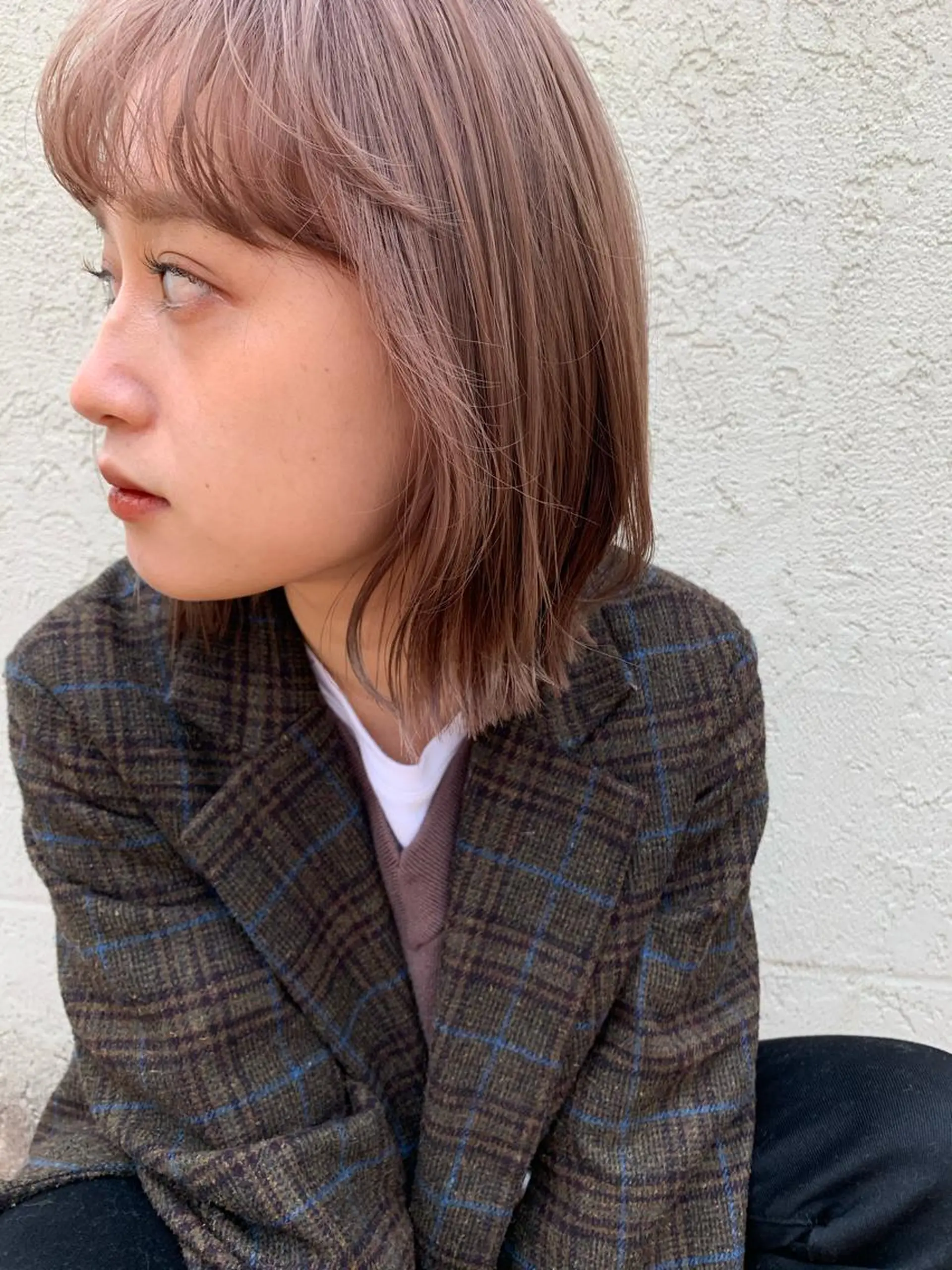 カラー ダブルカラー ヘアカラー MARU パーマ/レイヤーのヘアスタイル