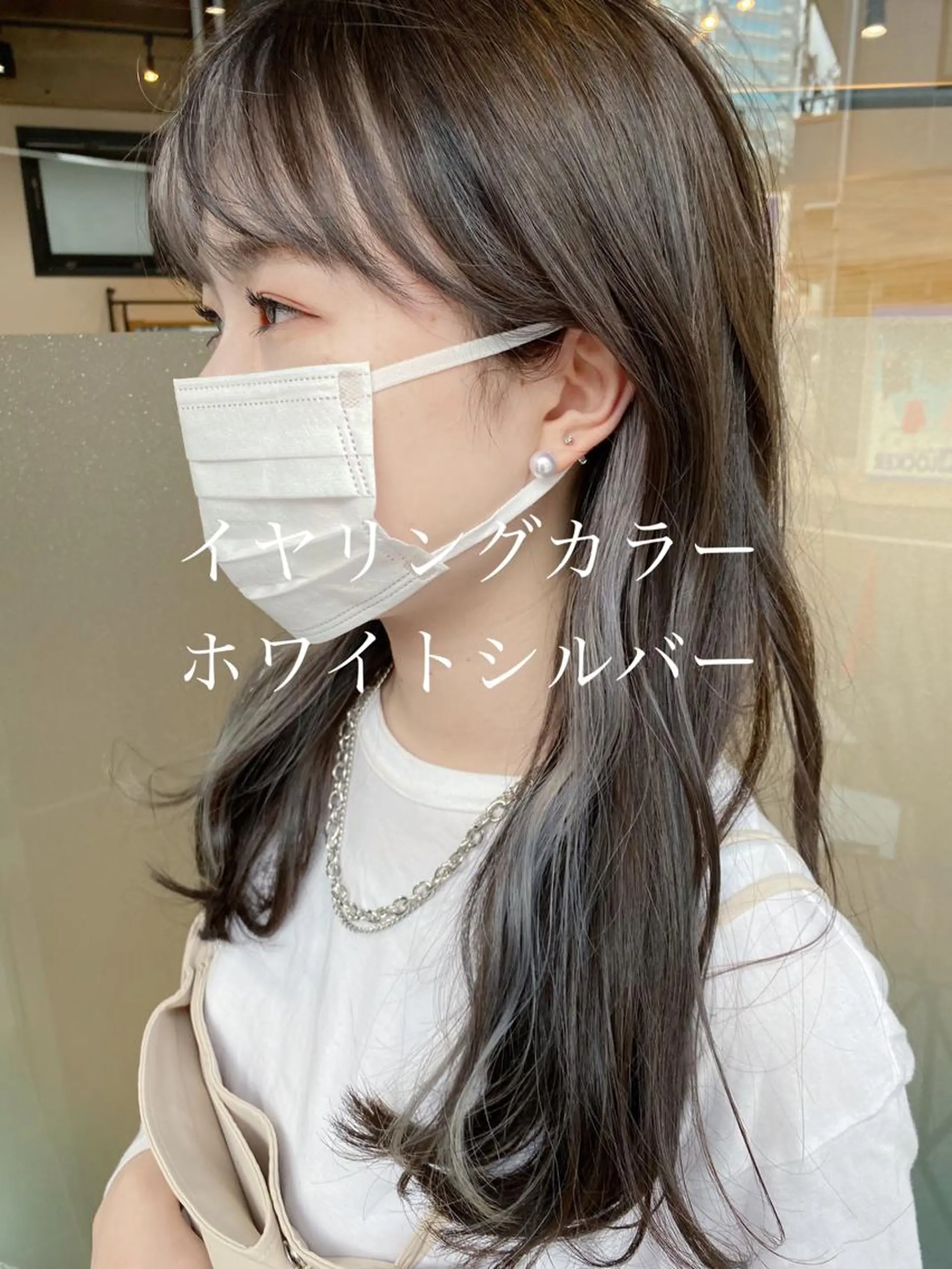 ロング カラー ﾊｲﾄｰﾝ/ｶﾗｰ/ 用賀/稲若健太郎のヘアスタイル