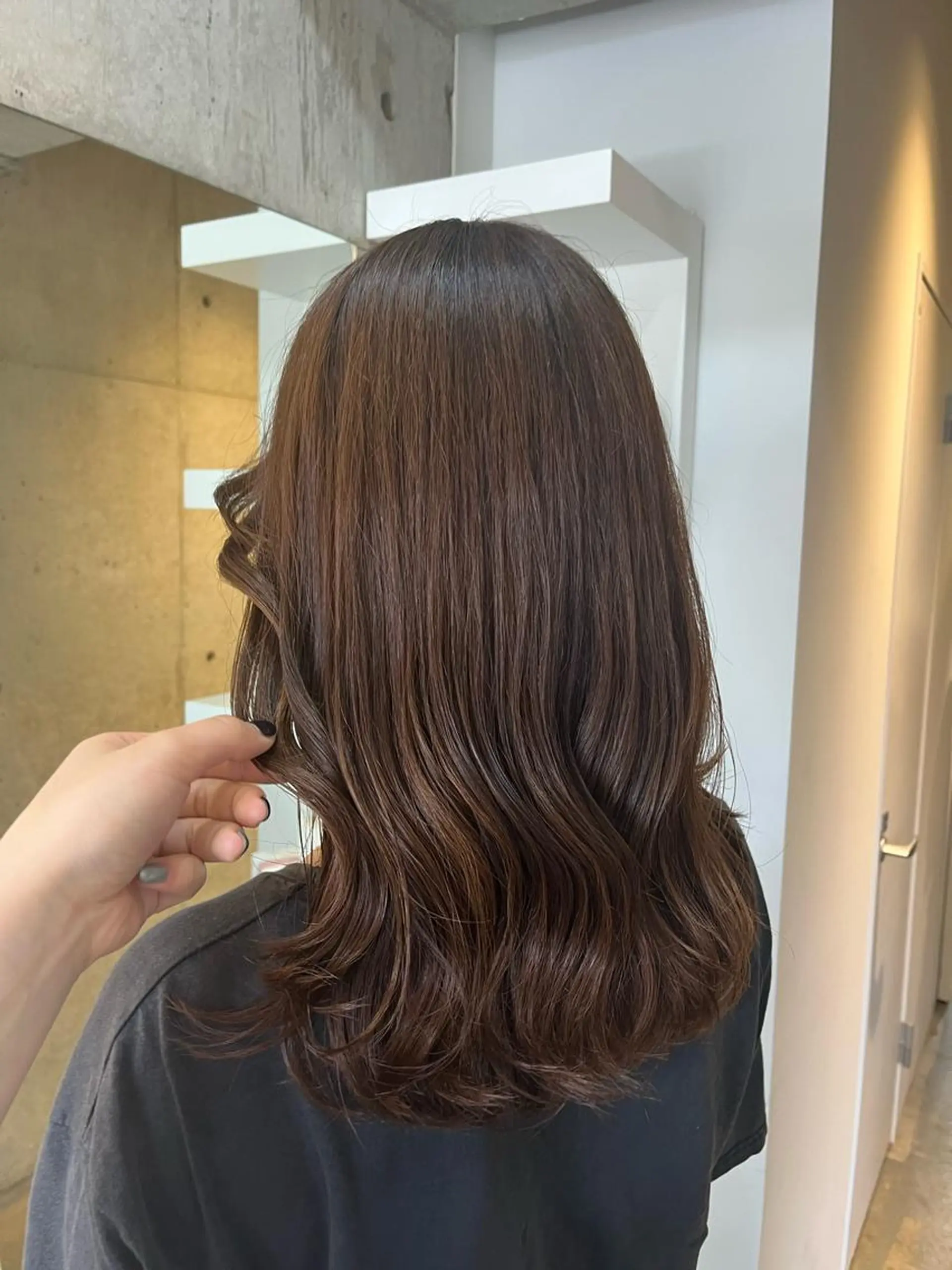 セミロング カラー メンズカット/ natsukiのヘアスタイル