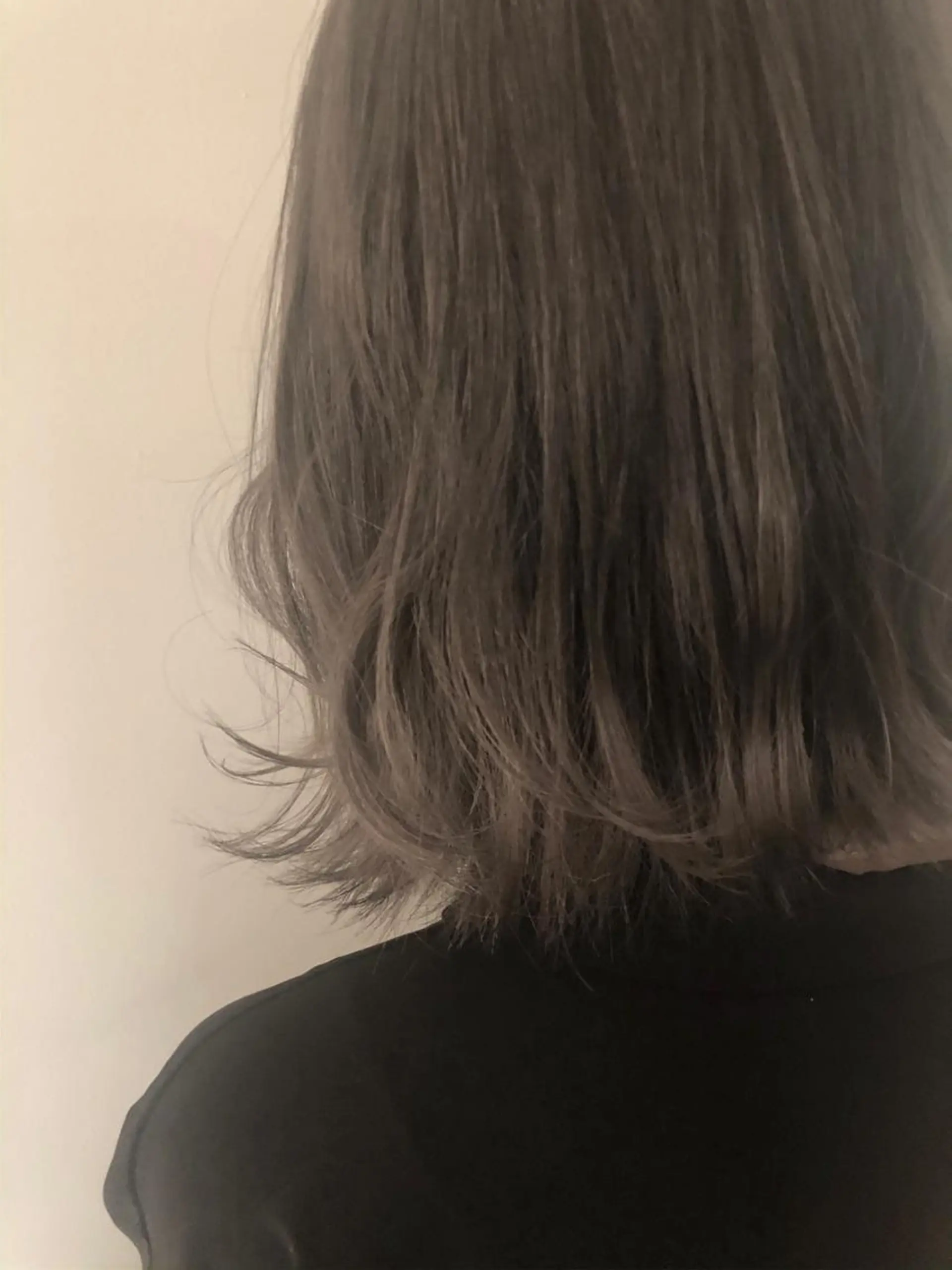 ミディアム カラー ブリーチ ヘアカラー トリートメント 韓国hair ·͜· watanabeのヘアスタイル