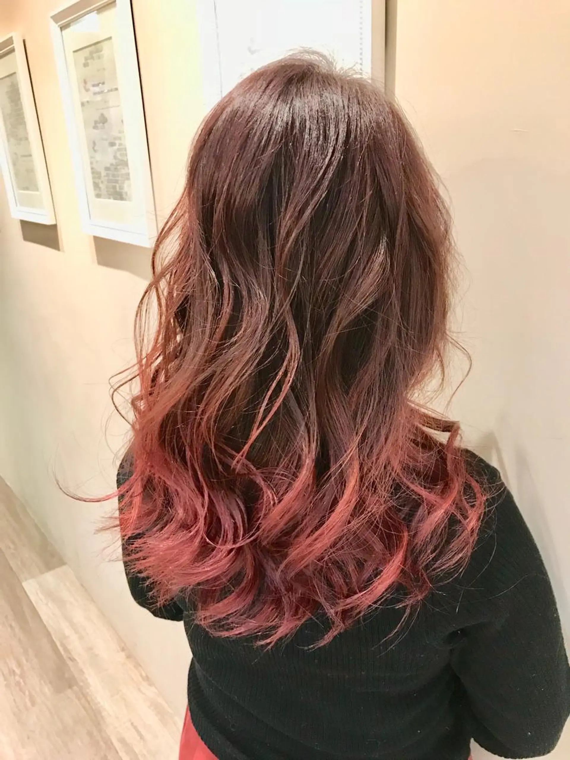 ロング カラー 神野 雅樹のヘアスタイル
