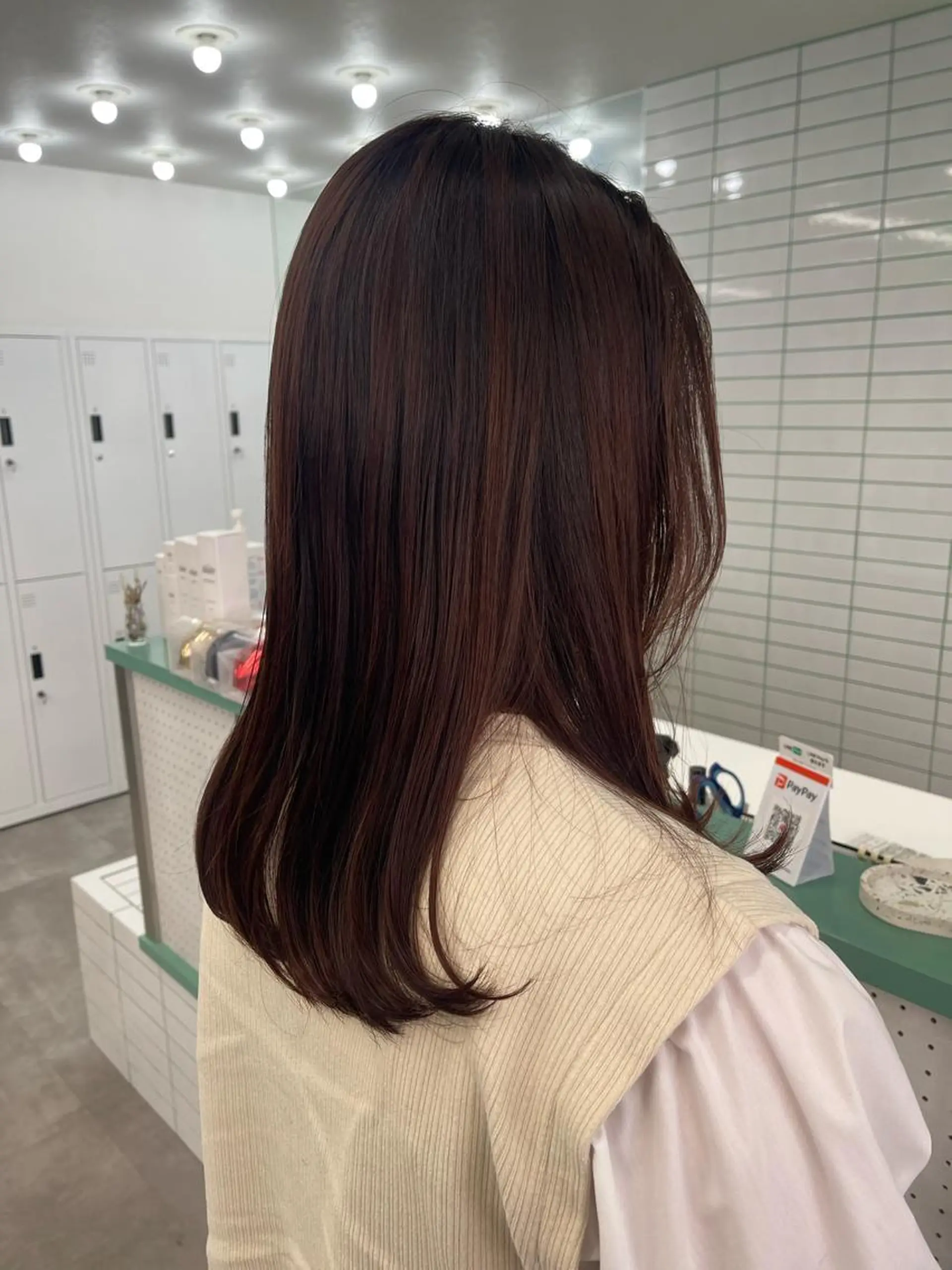 セミロング カラー ピンクカラー 🌿新木 彩加🌿のヘアスタイル