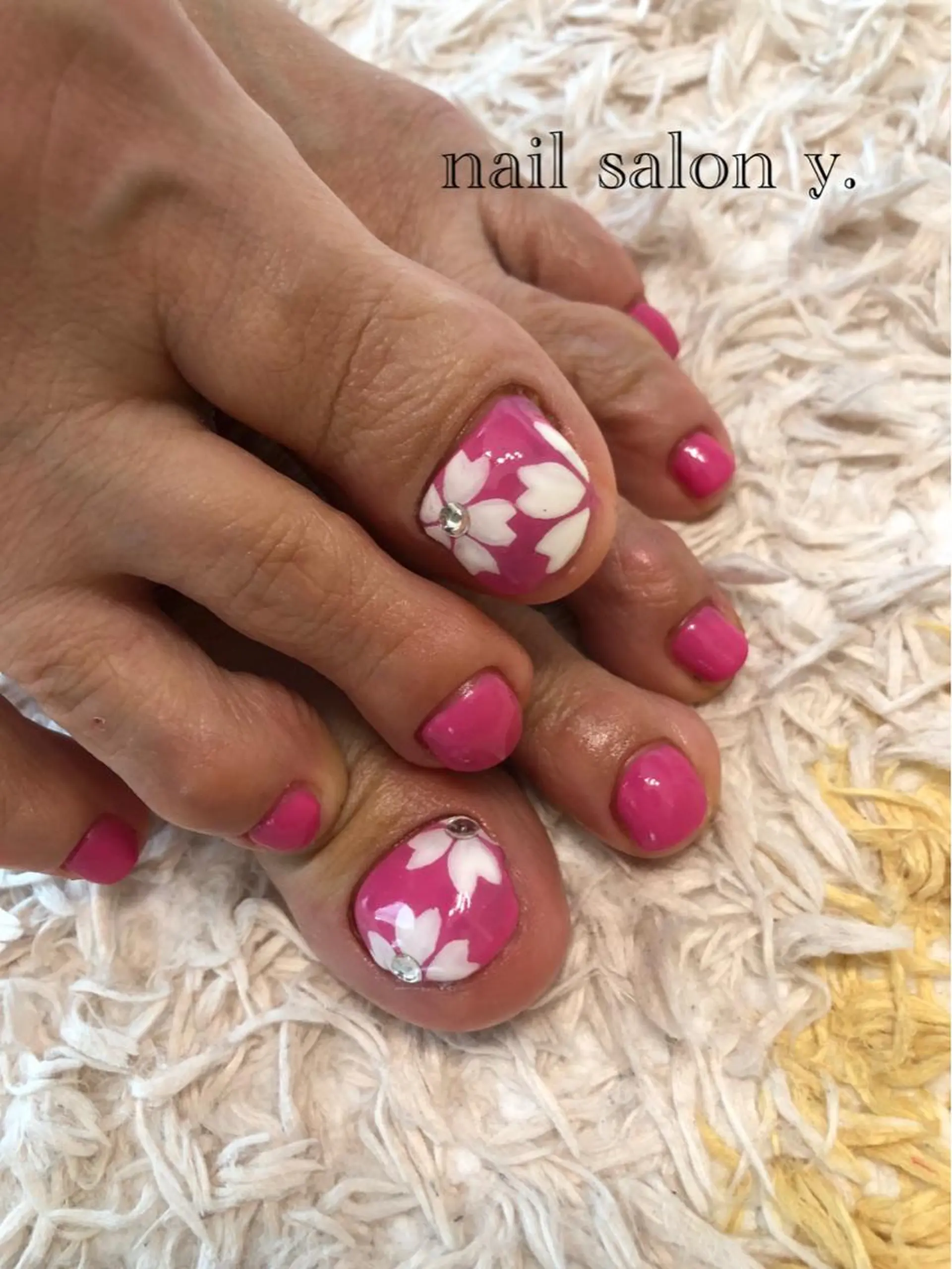 ネイル 桜ネイル nail salon y.所属・nailsalon y.のネイルデザイン
