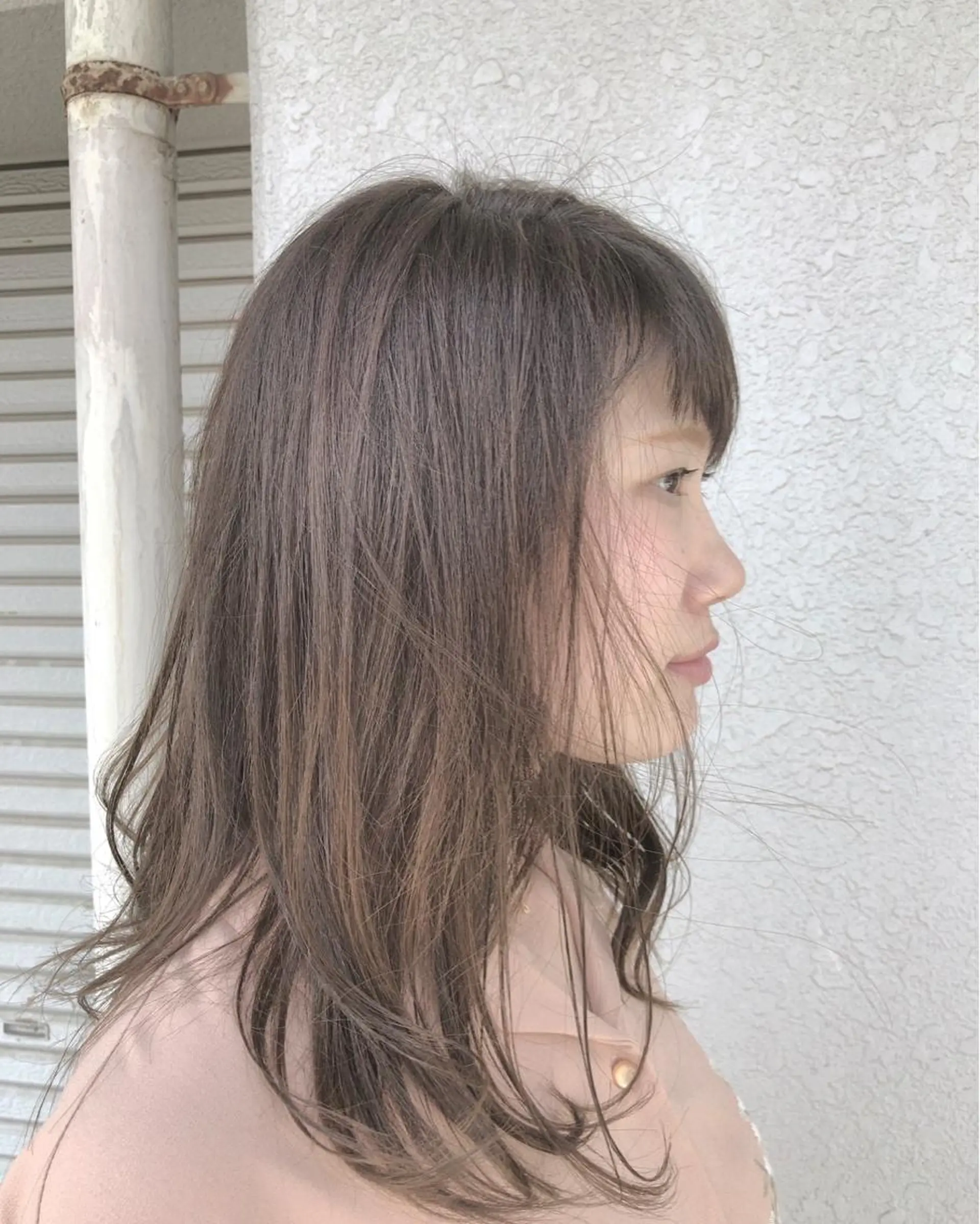 ミディアム カラー レイヤーカット匠 イソザキノリユキのヘアスタイル