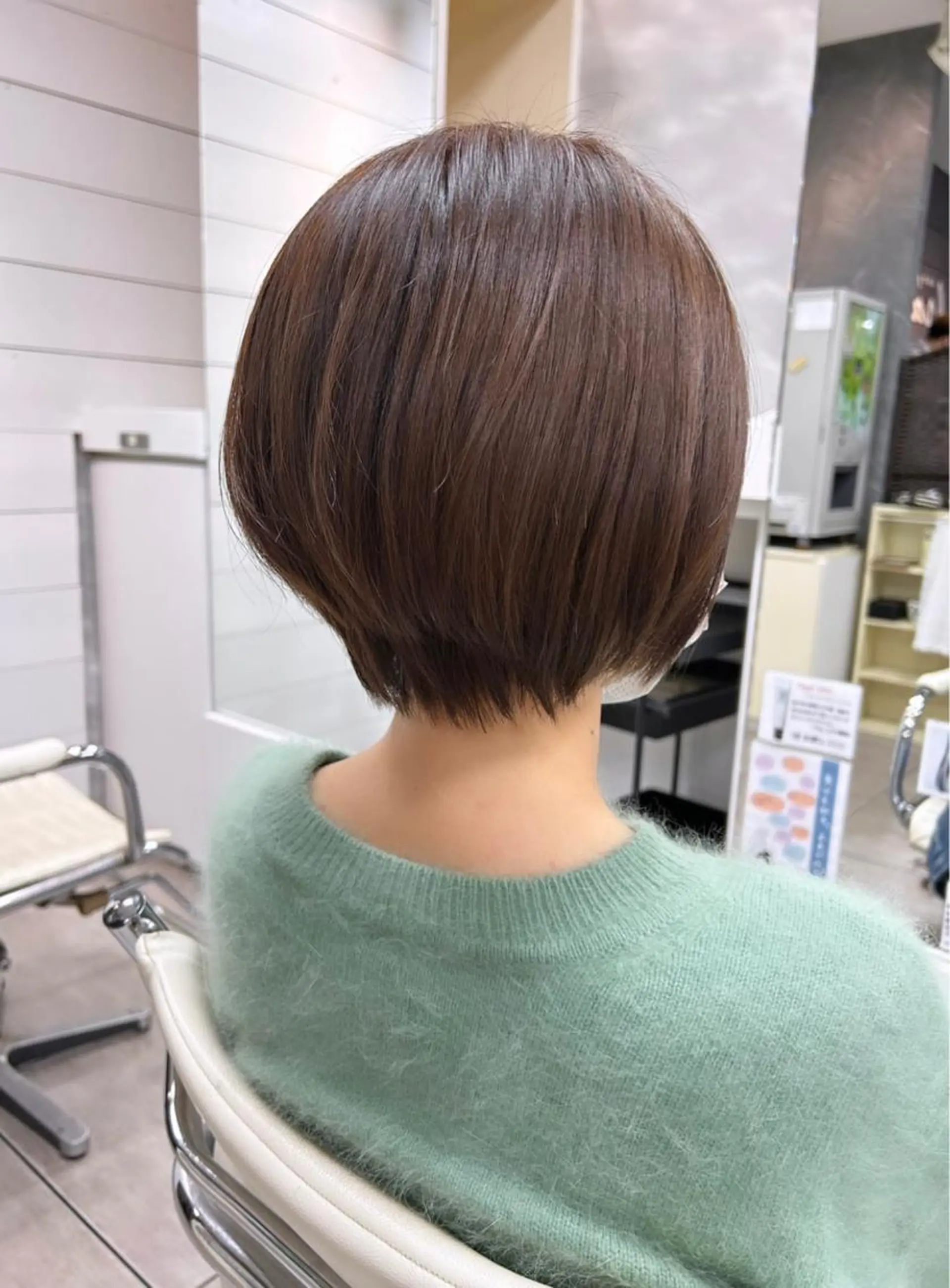 ショート ショートボブ ボブ ショートヘア カット ヘアカラー 🫧艶髪カラー🫧 森本くるみのヘアスタイル