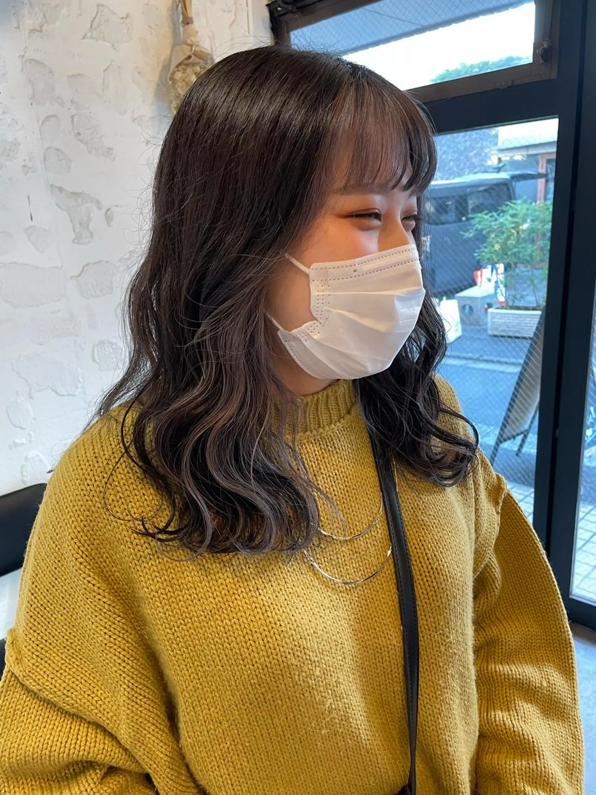 セミロング カラー 🌿レイヤーボブ/パ ーマ🌿　木梨健太のヘアスタイル