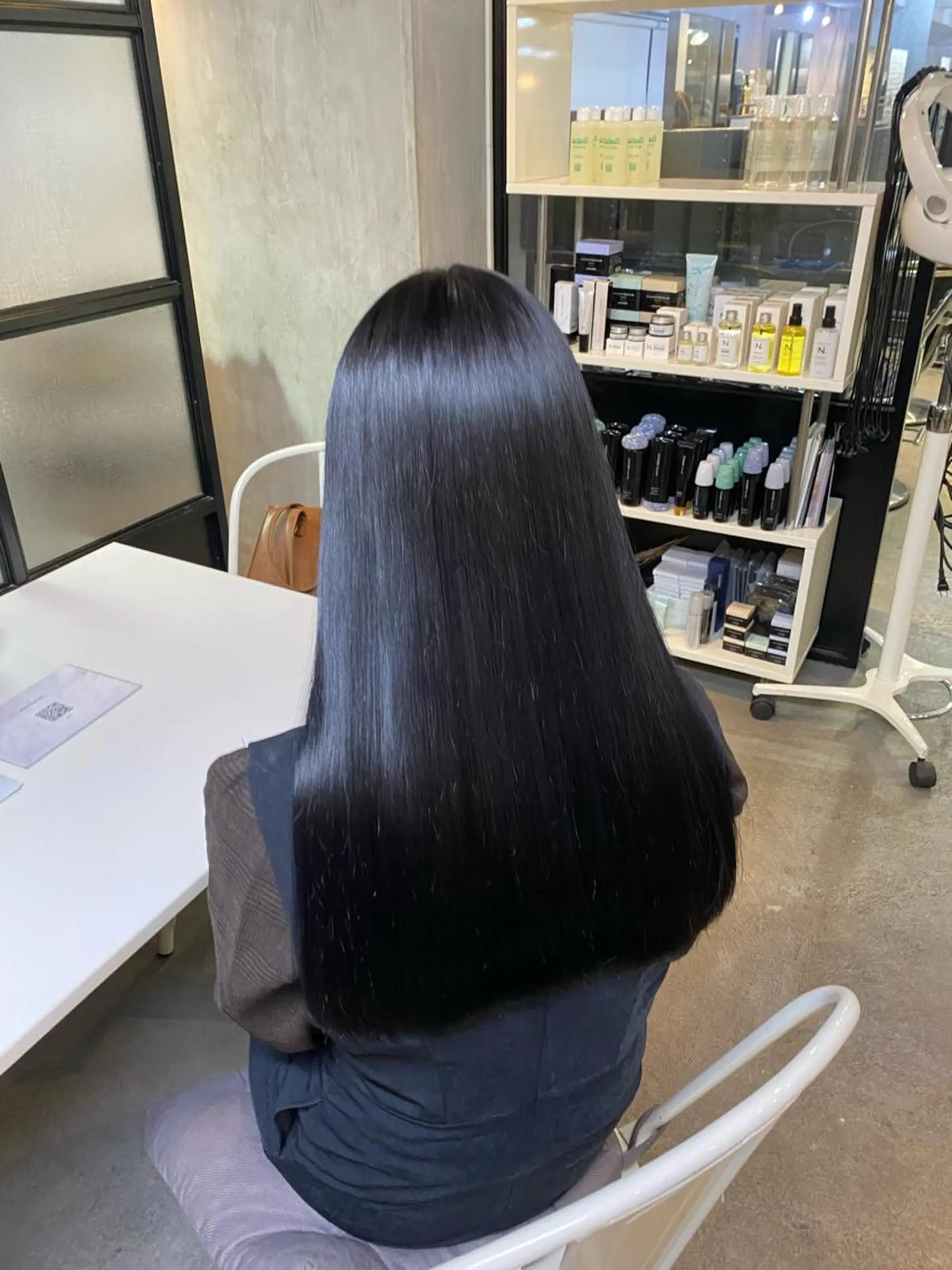 ロング 髪質改善 縮毛矯正 【縮毛矯正髪質改善】 中山健太のヘアスタイル