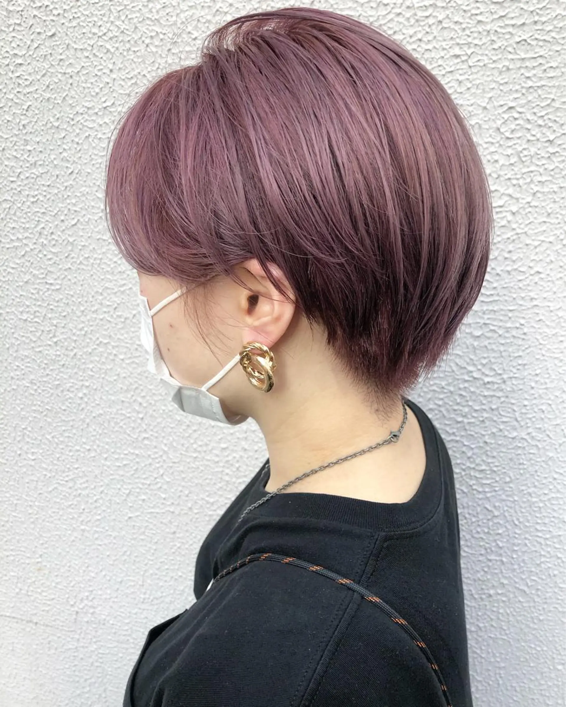 カラー ピンクカラー シアーピンク ヘアカラー レイヤー/ボブ/ 顔周り/yukinaのヘアスタイル