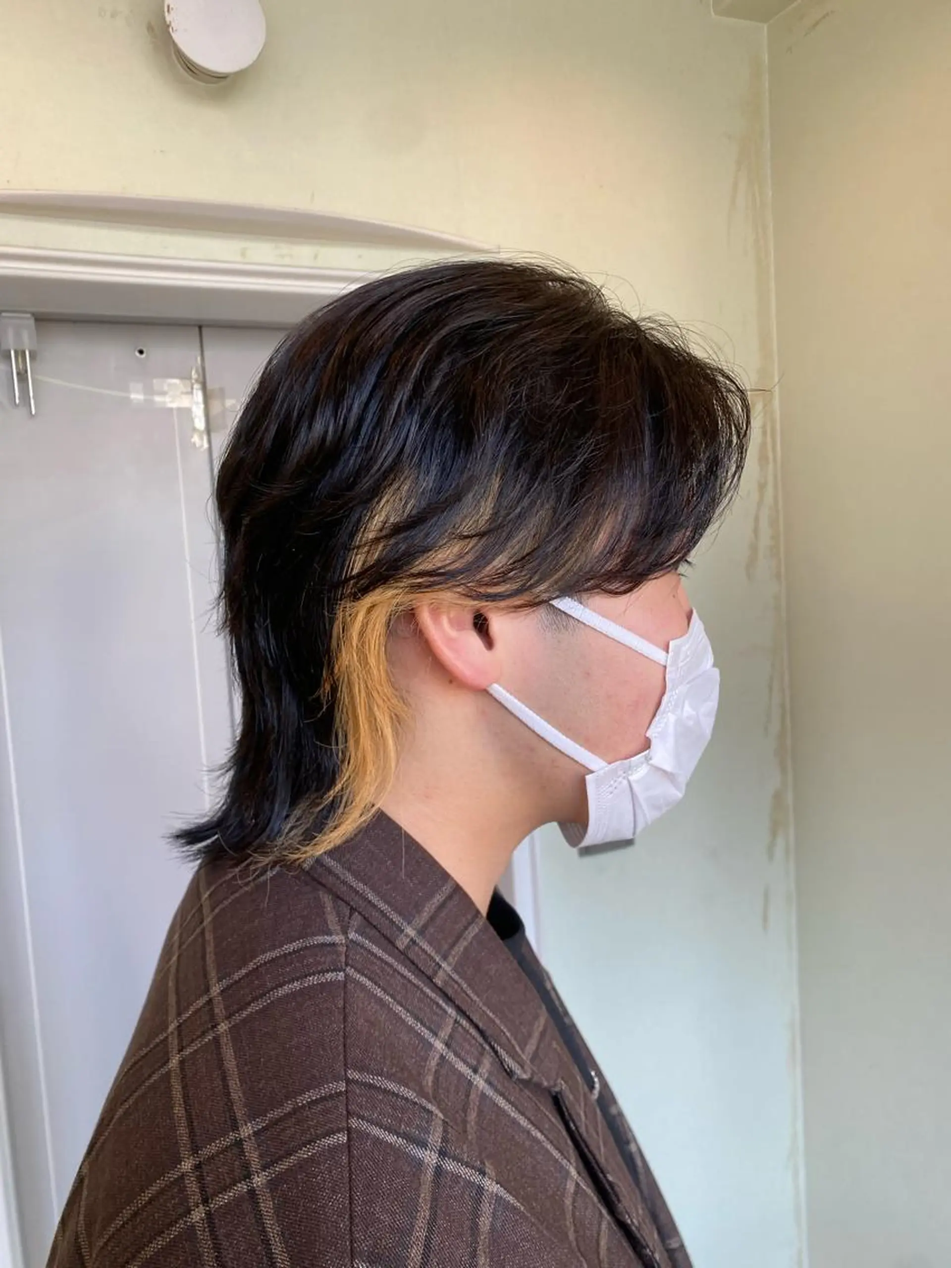 ショート メンズ マッシュウルフ マッシュ メンズウルフカット ウルフカット カット トリートメント NUMBER 天王寺YUYAのヘアスタイル