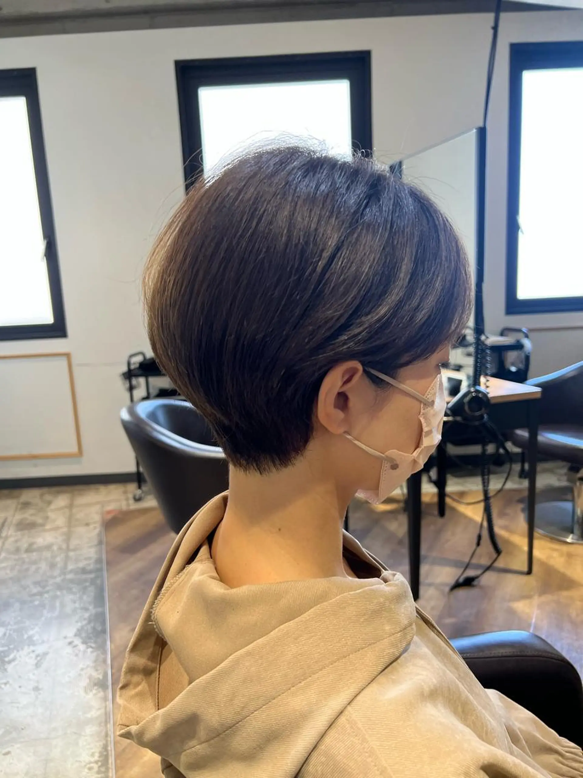 ショート トクシ ーのヘアスタイル