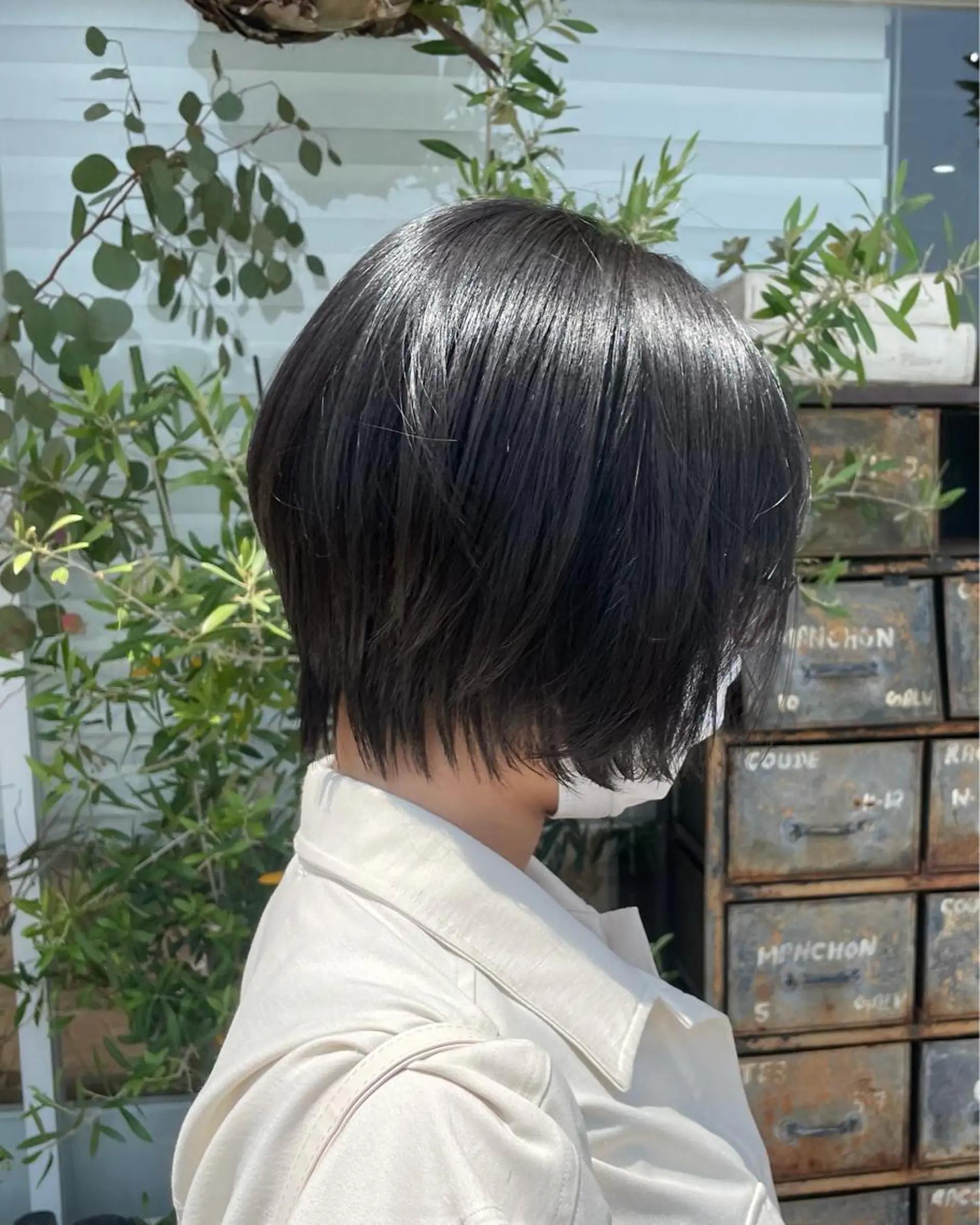 ショート ショートヘア 縮毛矯正 奥田 誠司のヘアスタイル