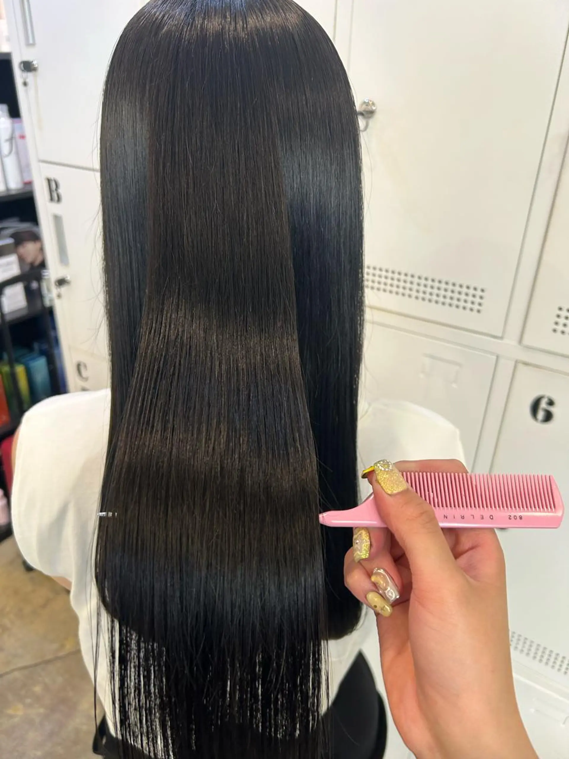 ロング カラー ヘアカラー トリートメント 🌷ラベンダーピンク 顔まわり🌷ねいろのヘアスタイル